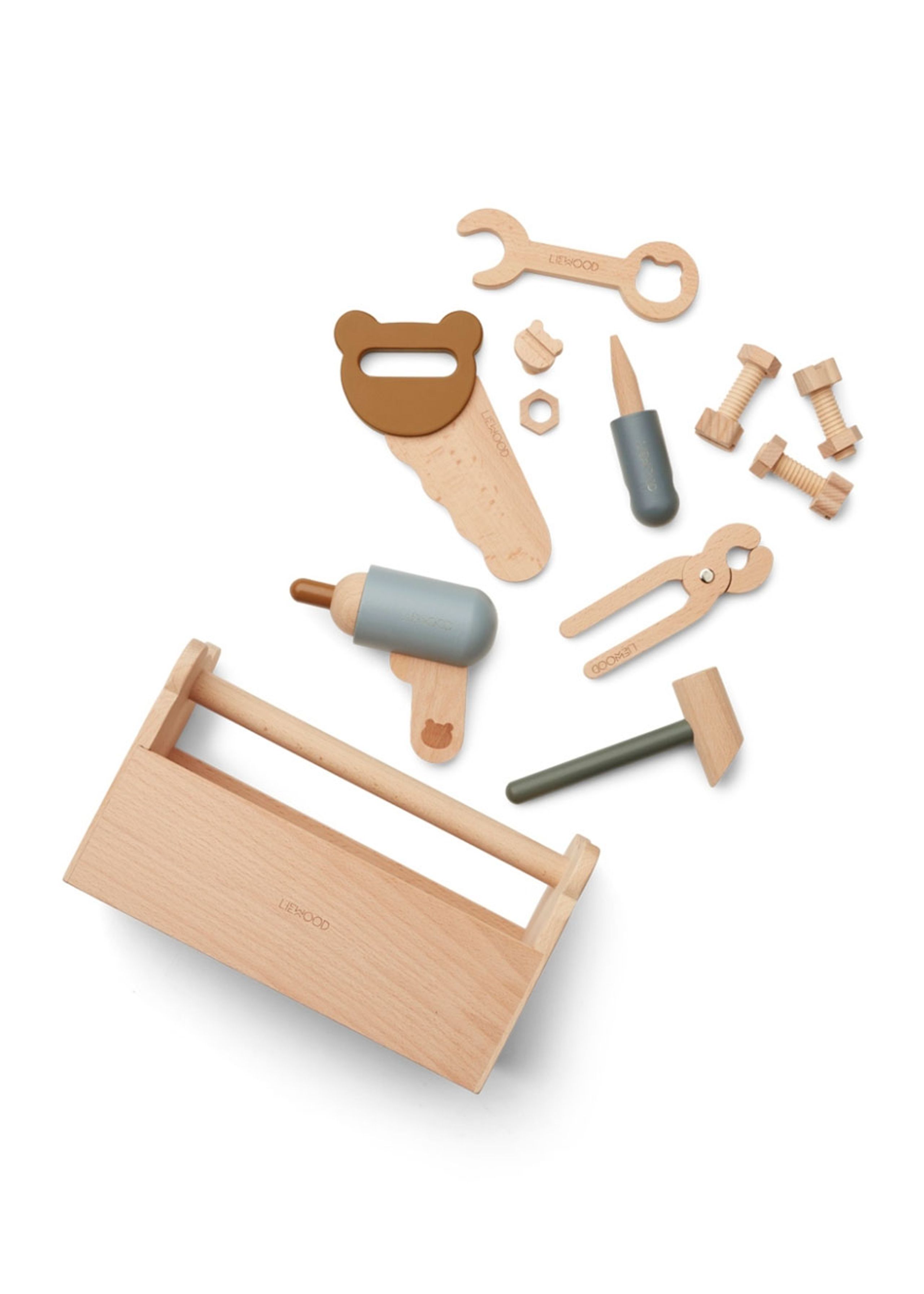 LIEWOOD - Legetøj - Luigi Værktøjssæt - 6911 - Blue multi mix