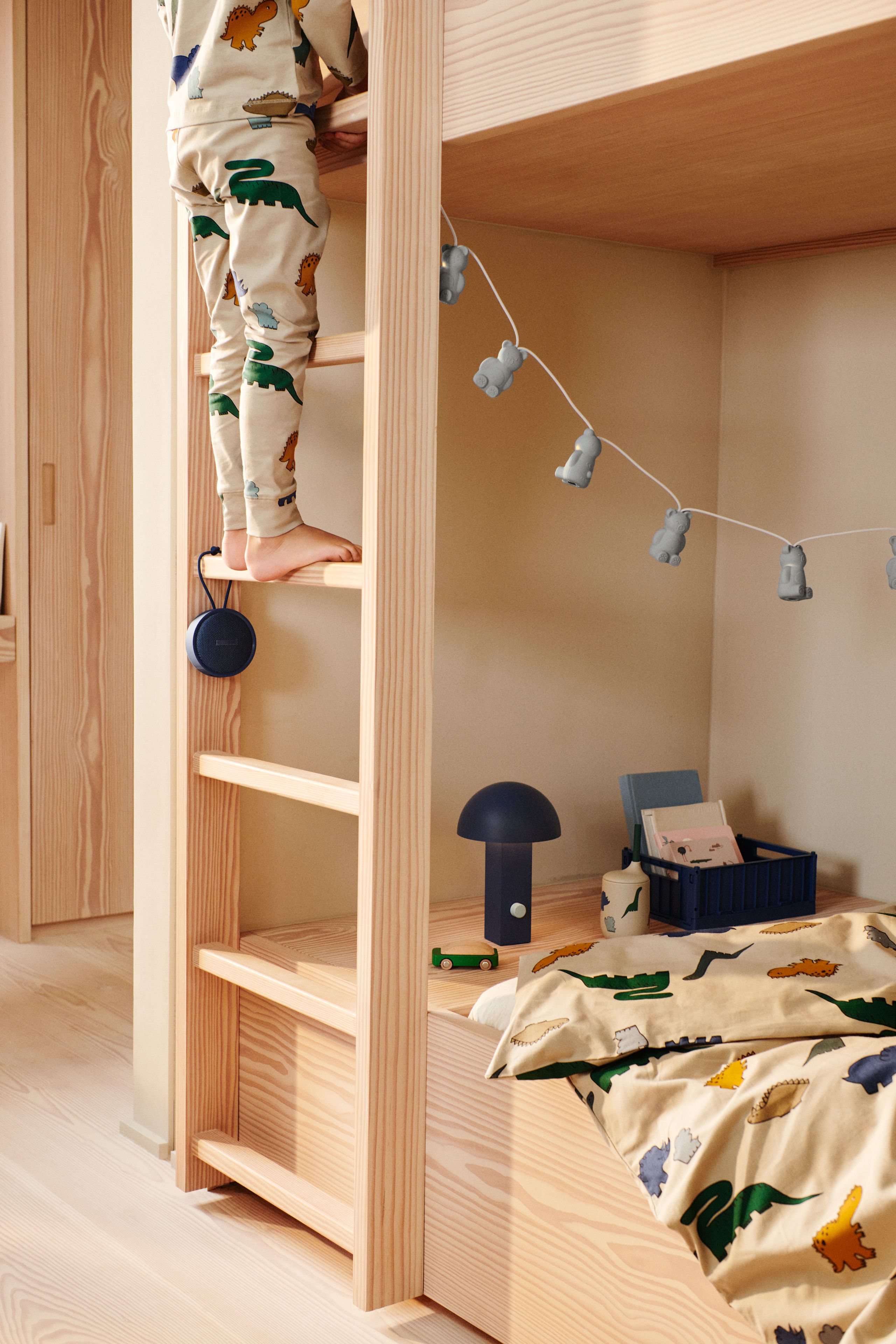 LIEWOOD - Light chain - Juliette Bear Chain Light - Dove blue