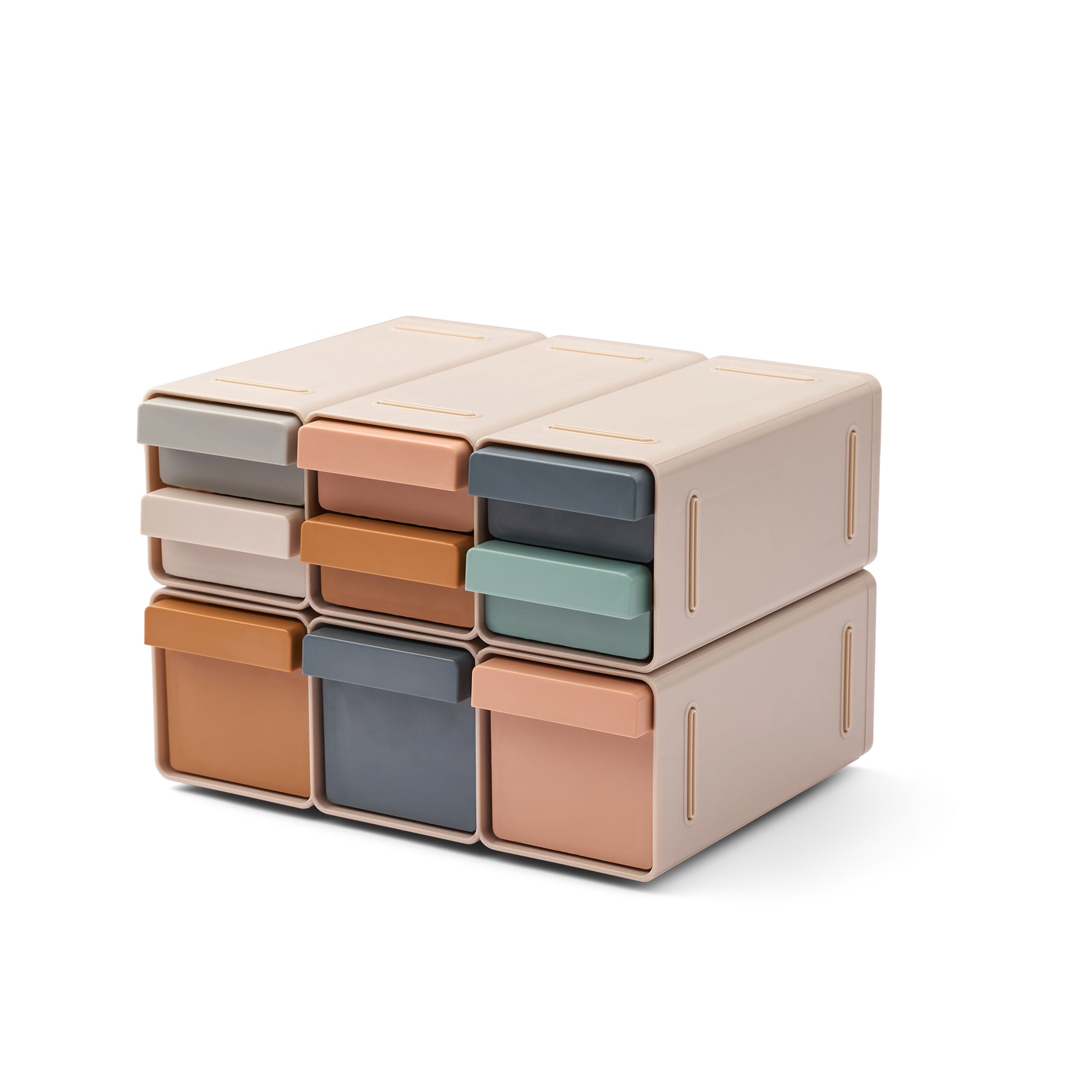 LIEWOOD - Storage boxes - Kylian Storage System - 2324 Sandy multi mix