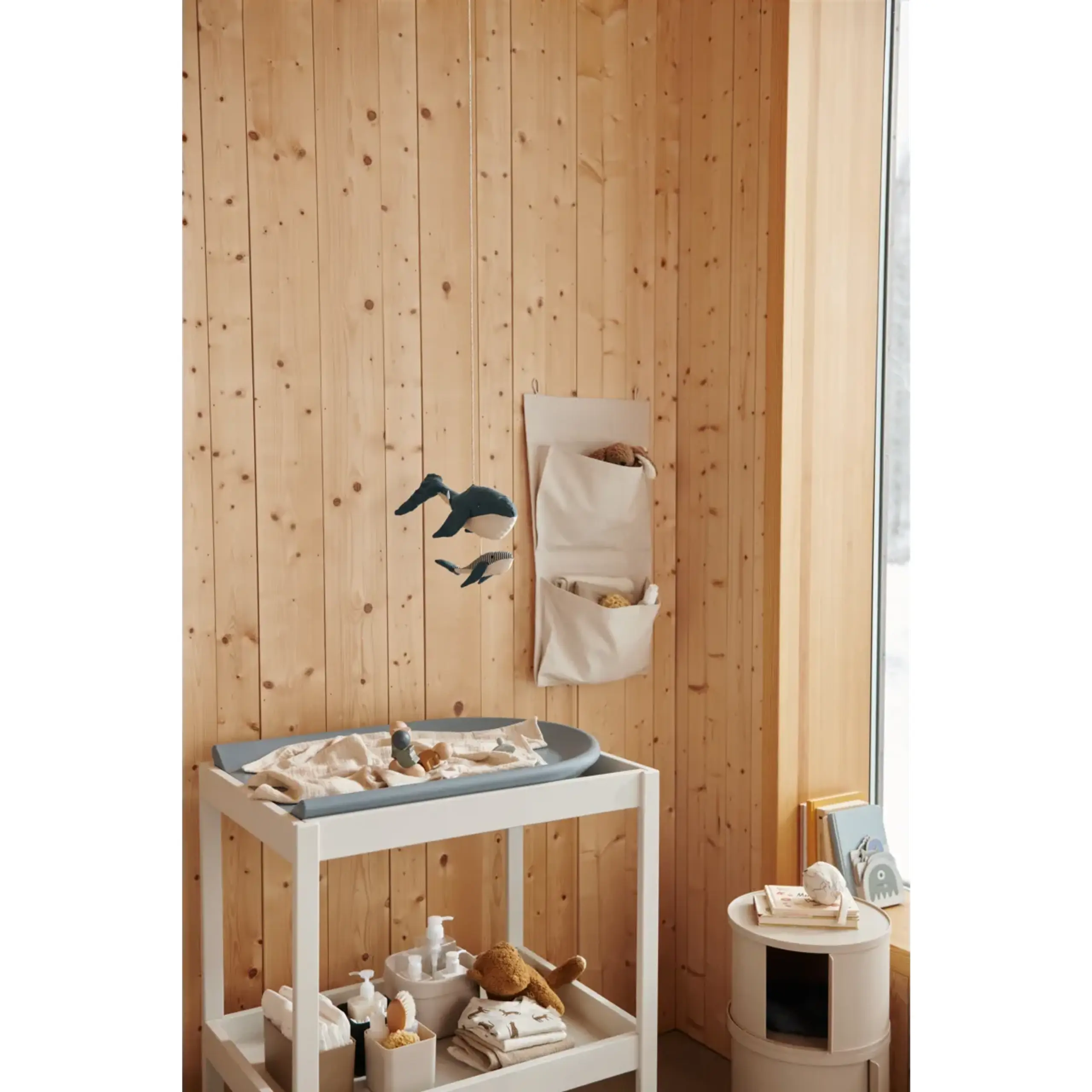 LIEWOOD - - Cille changing mat - 1527 Blue fog