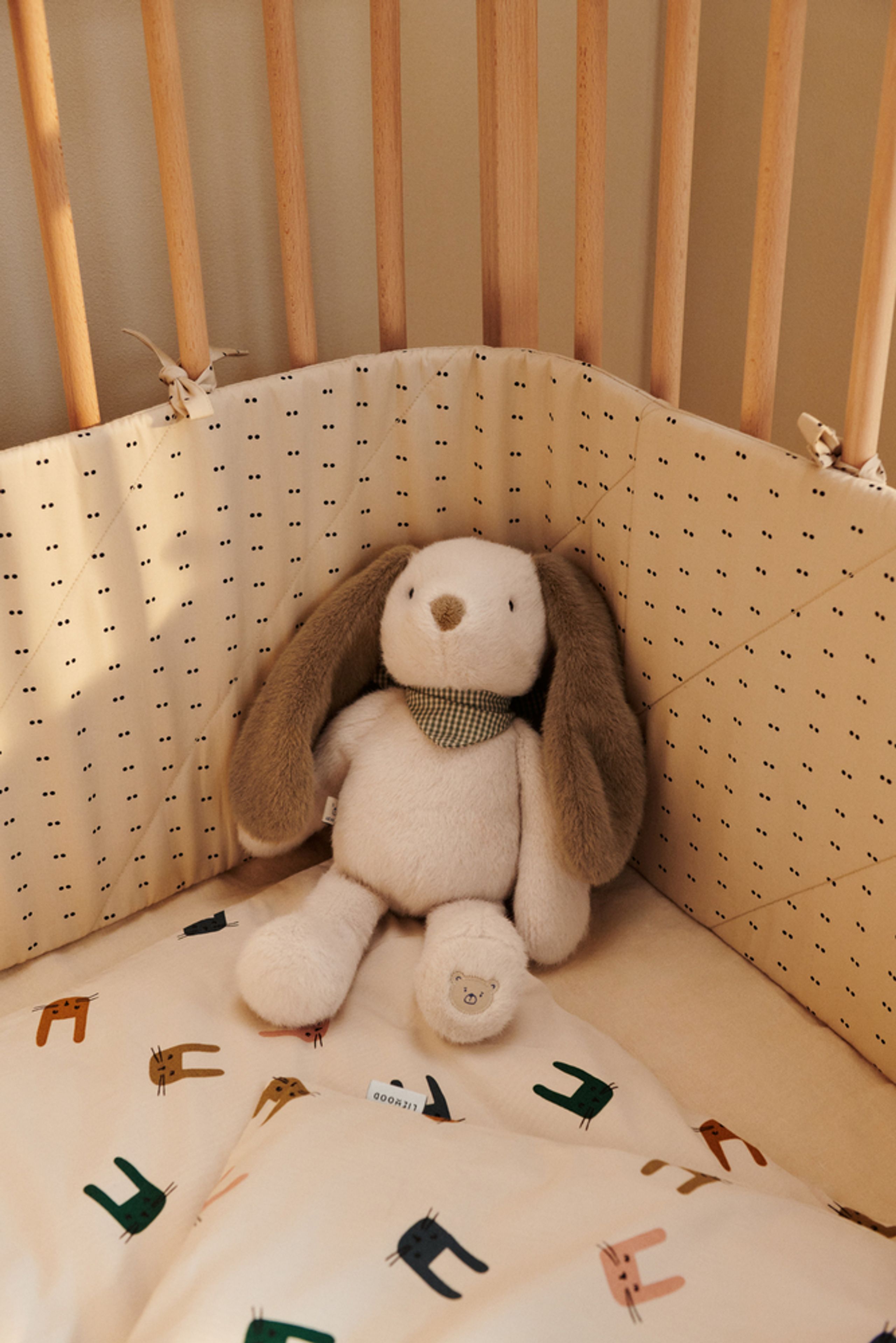 LIEWOOD - Bed bumper - Benedicte Bed Bumper - Double dot / SIlver lining