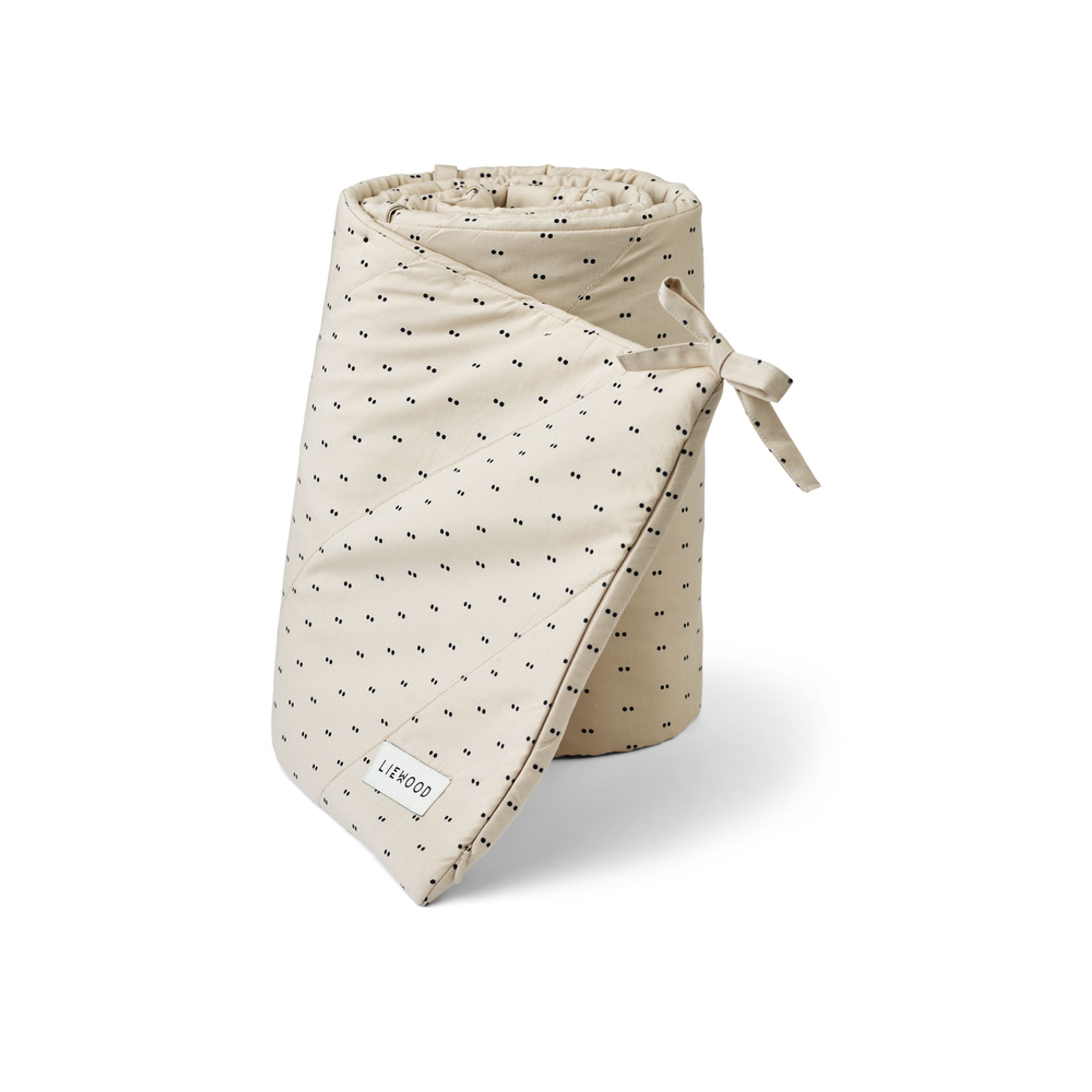 LIEWOOD - Bed bumper - Benedicte Bed Bumper - Double dot / SIlver lining