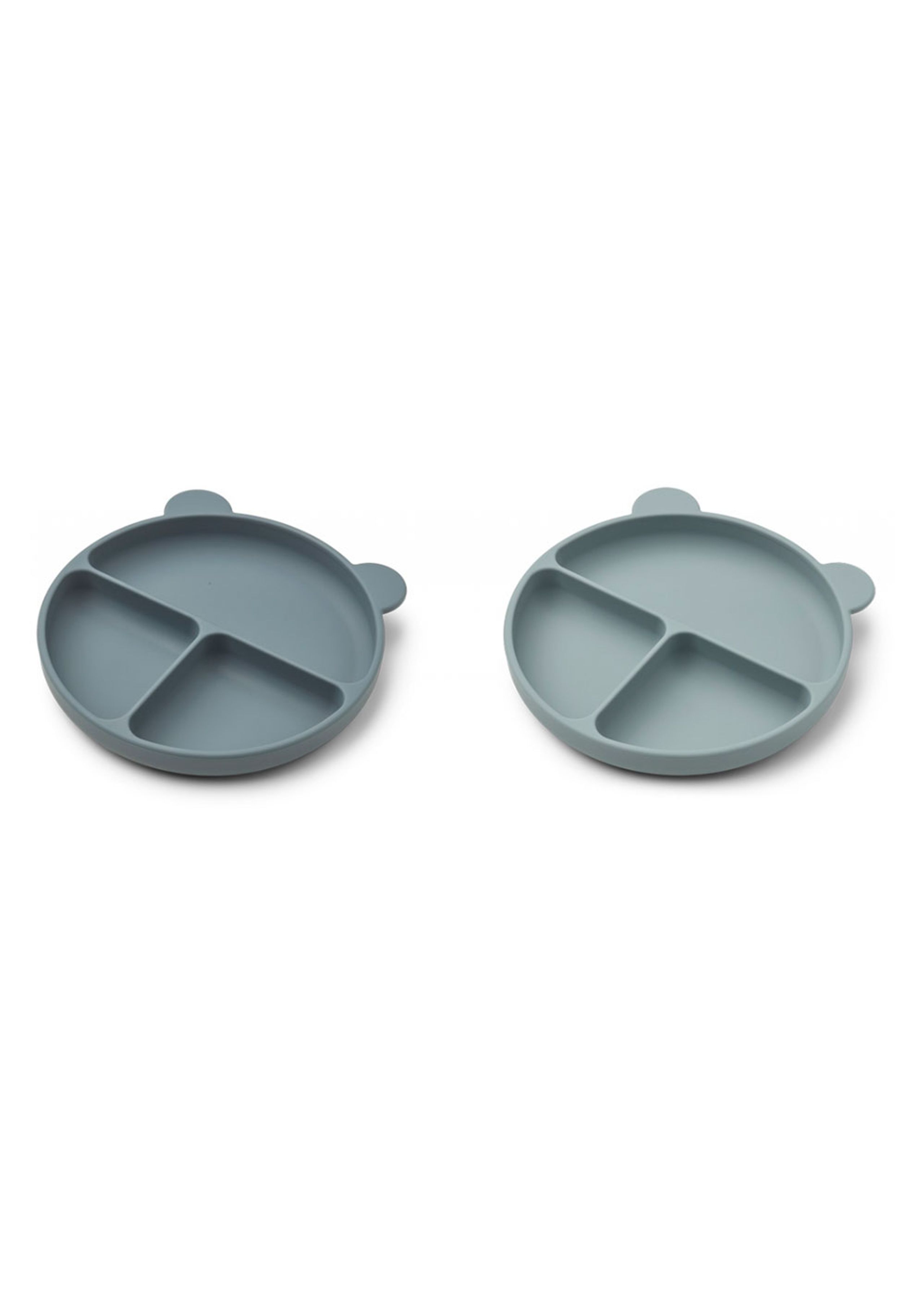 LIEWOOD - Tallerken - Merrick Ruminddelt Tallerken 2-pak - 7111 Whale blue mix