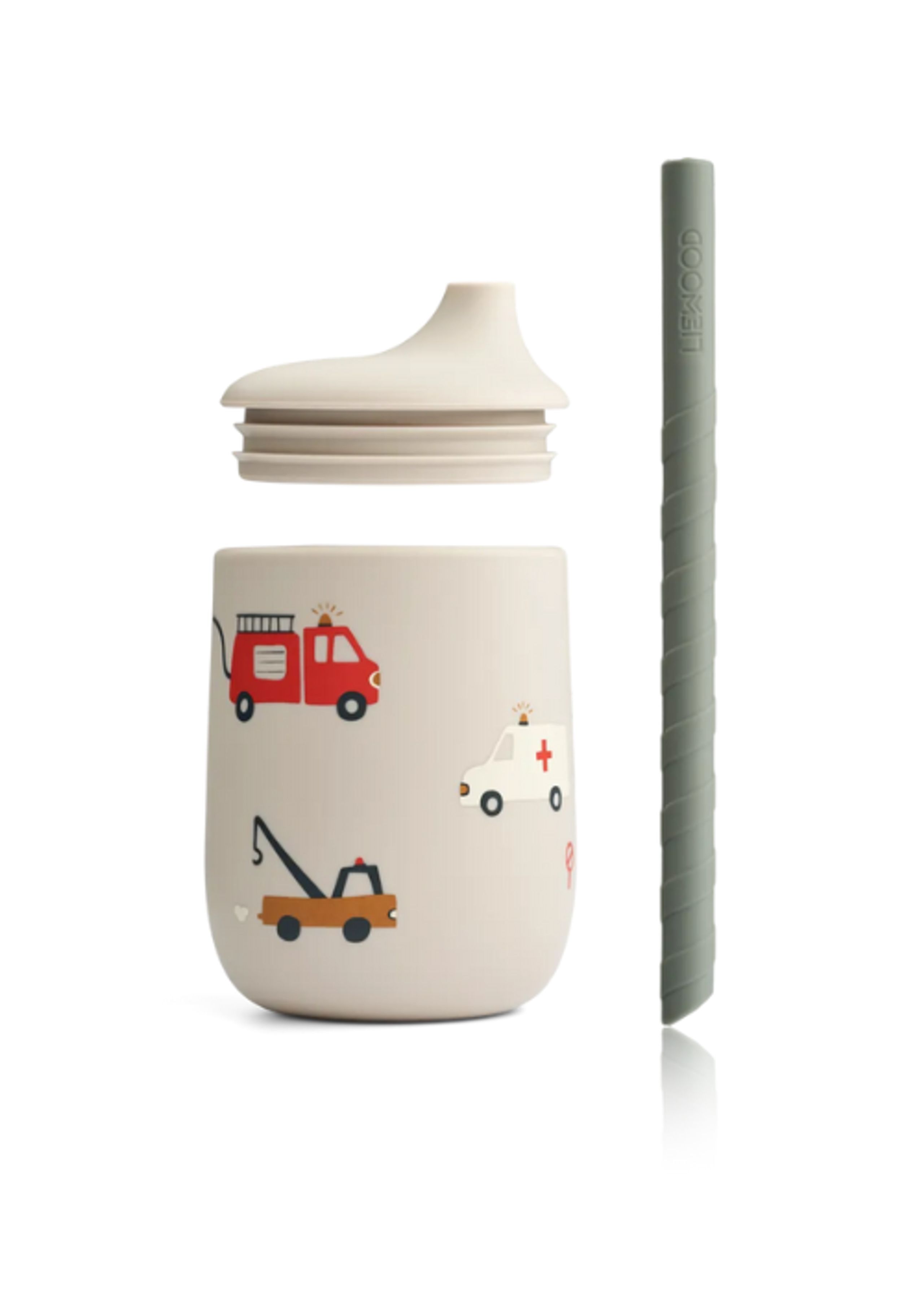 LIEWOOD - Tudkop - Ellis Sippy Cup - 1668 Emergency Vehicle / Sandy