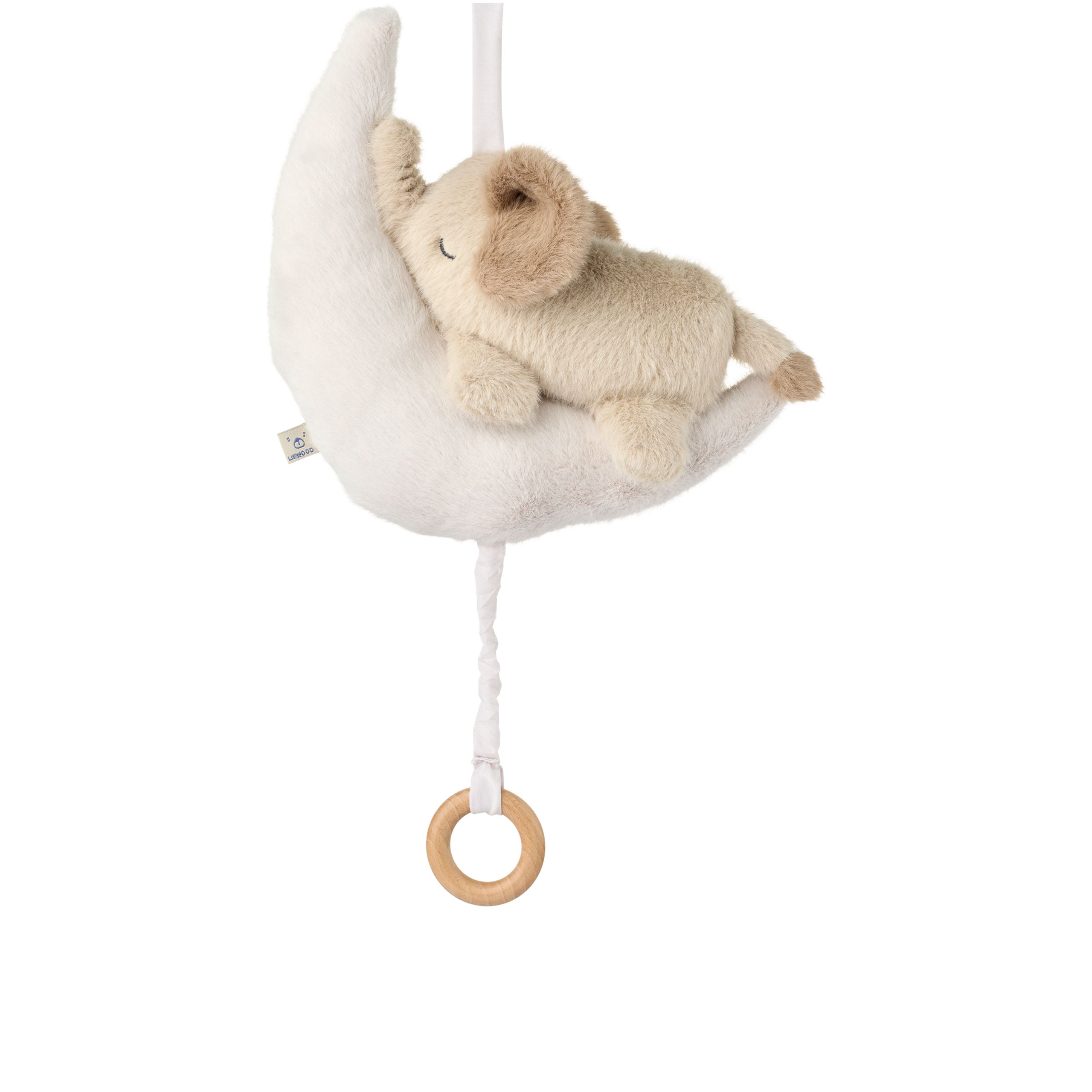 LIEWOOD - Uro - Mandy Baby Elephant Music Mobile - 1636 Mist / Sandy