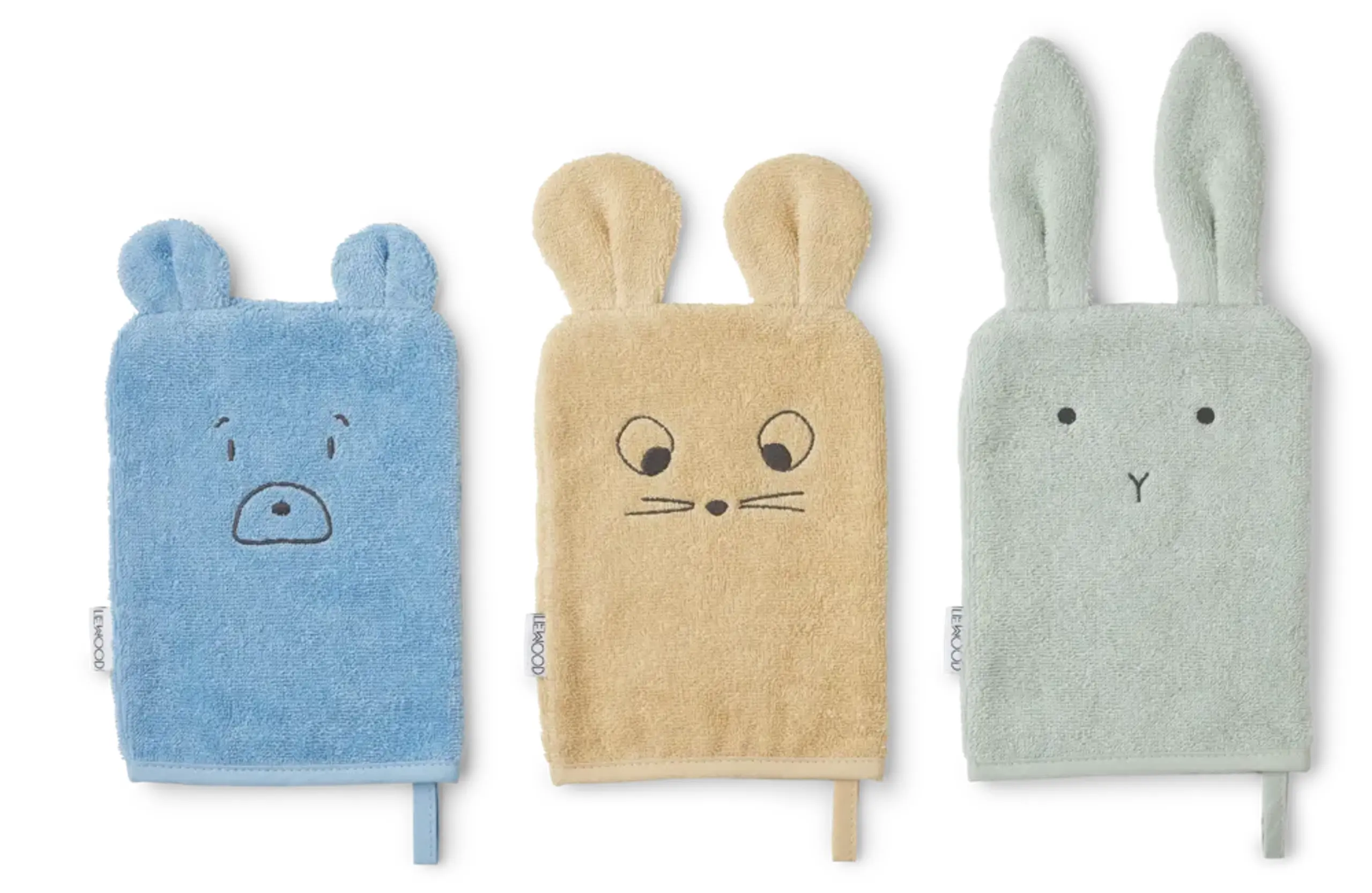 LIEWOOD - Salvietta - Sylvester Washcloths 3-Pack - 1114 Safari mix