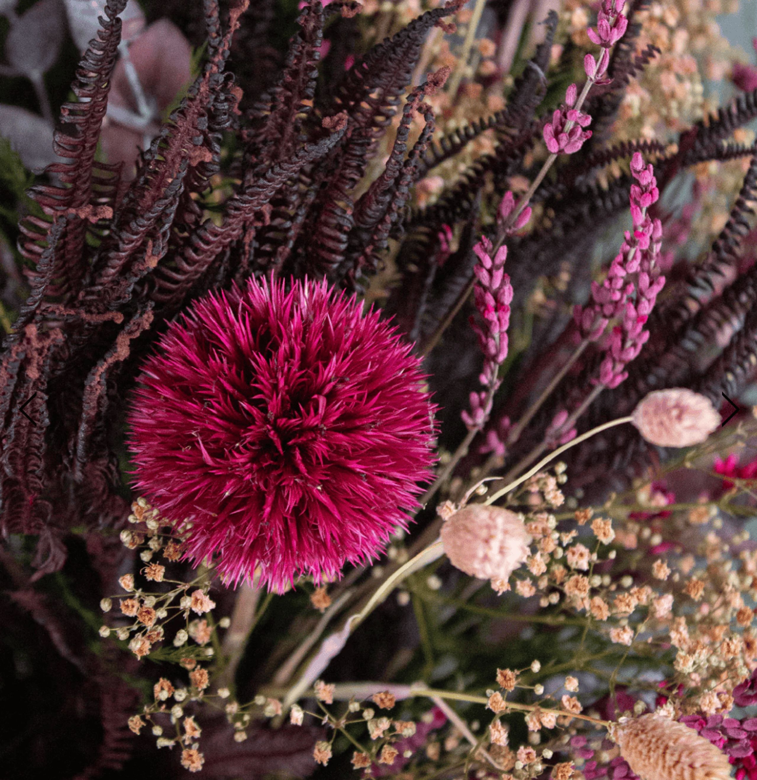 Living Flowers - Torkade blommor - Färska torkade blommor - Pink enchantment