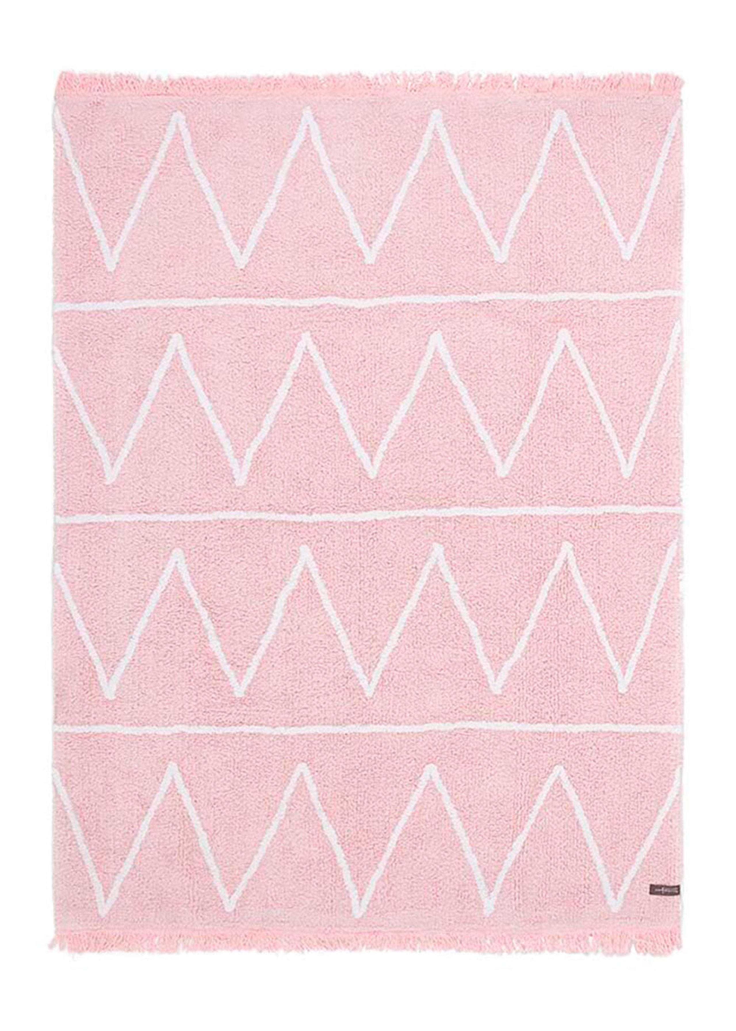 Lorena Canals - Kindertapijt - Hippy Washable Rug - Soft Pink