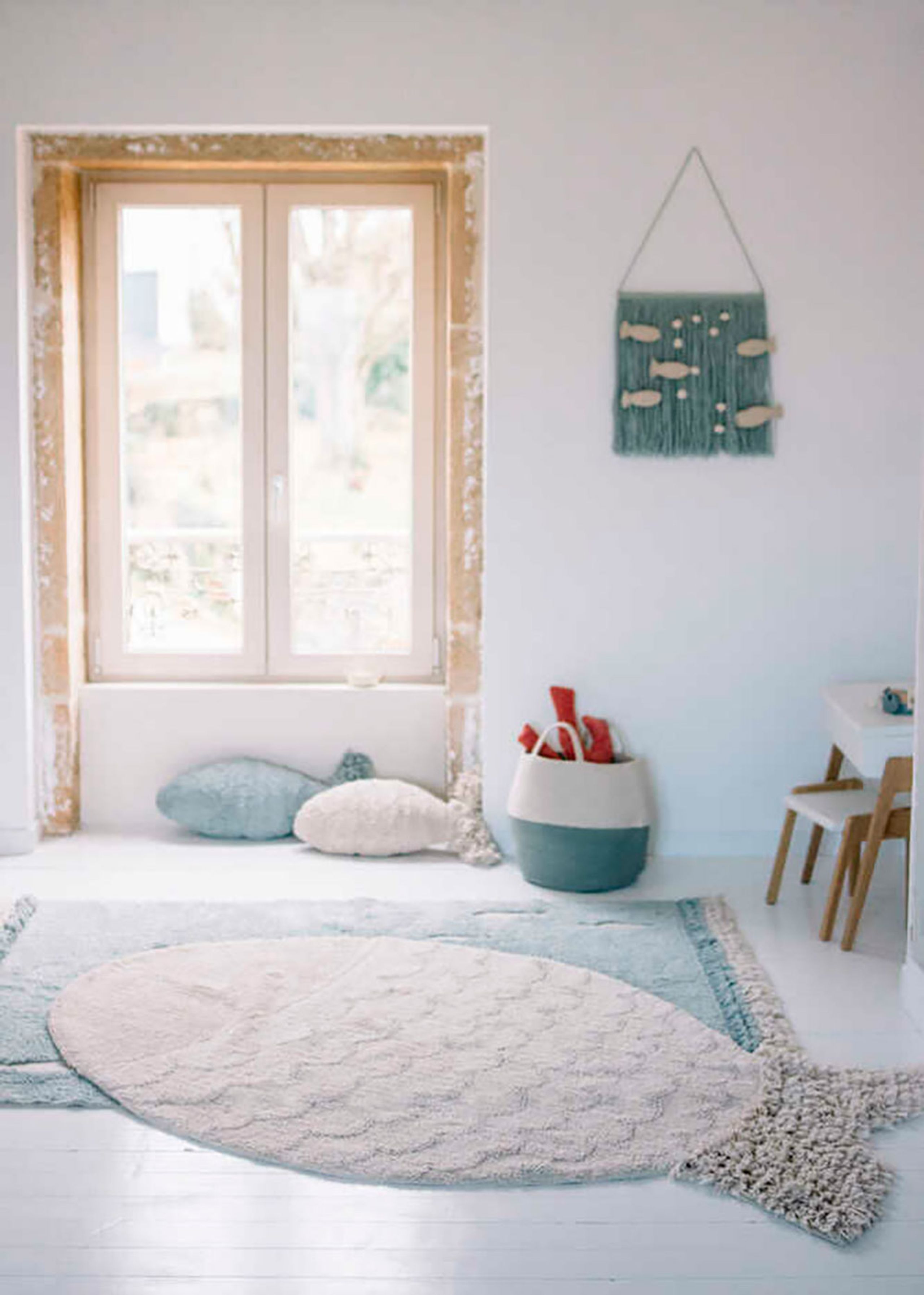 Lorena Canals - Tappeto per bambini - Washable Rug Big Fish - big Fish