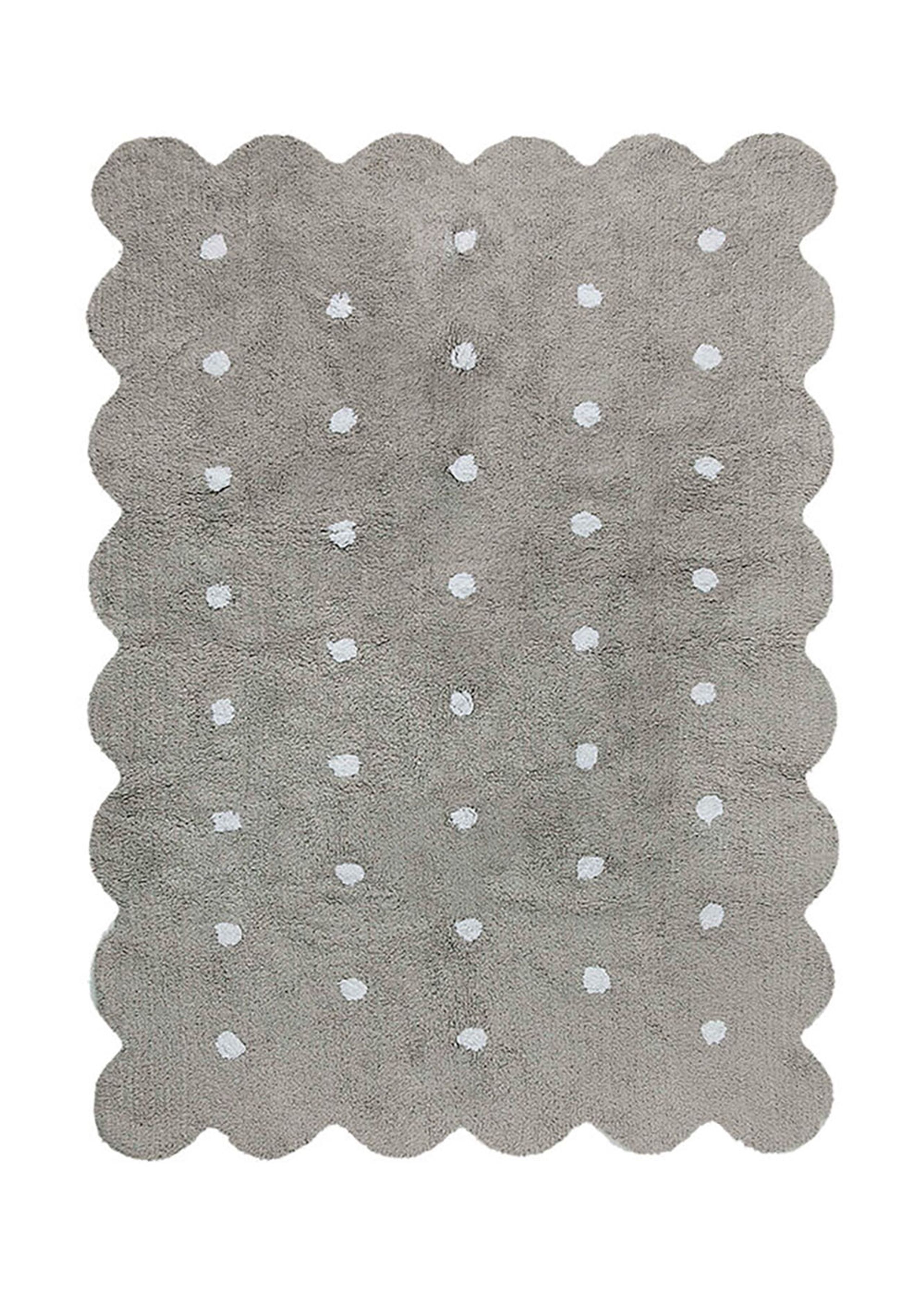 Lorena Canals - Children's carpet - Washable Rug Biscuit - Grey