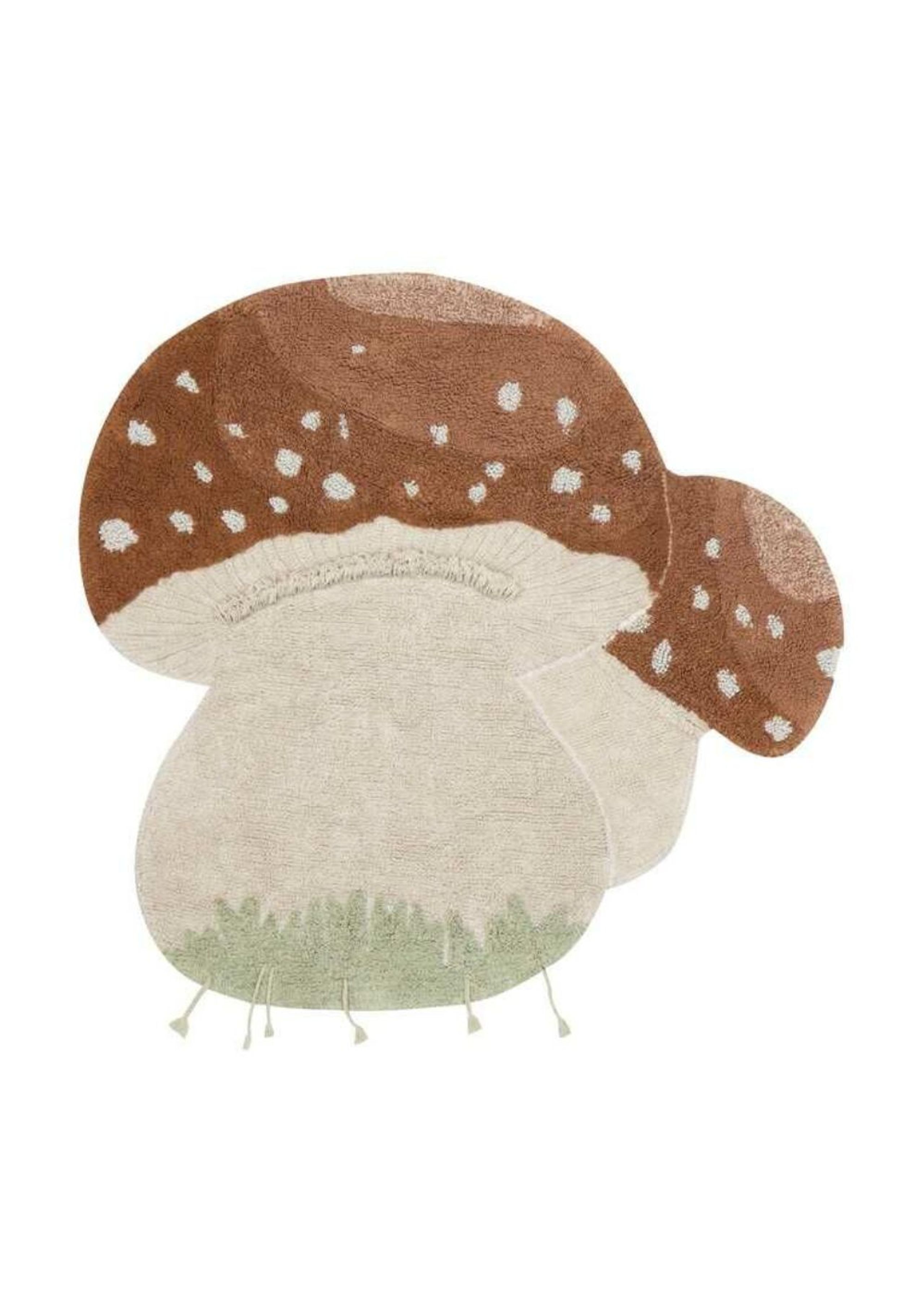 Lorena Canals - Tappeto per bambini - Washable Rug Boletus - Natural, Olive, Chestnut, Ivory
