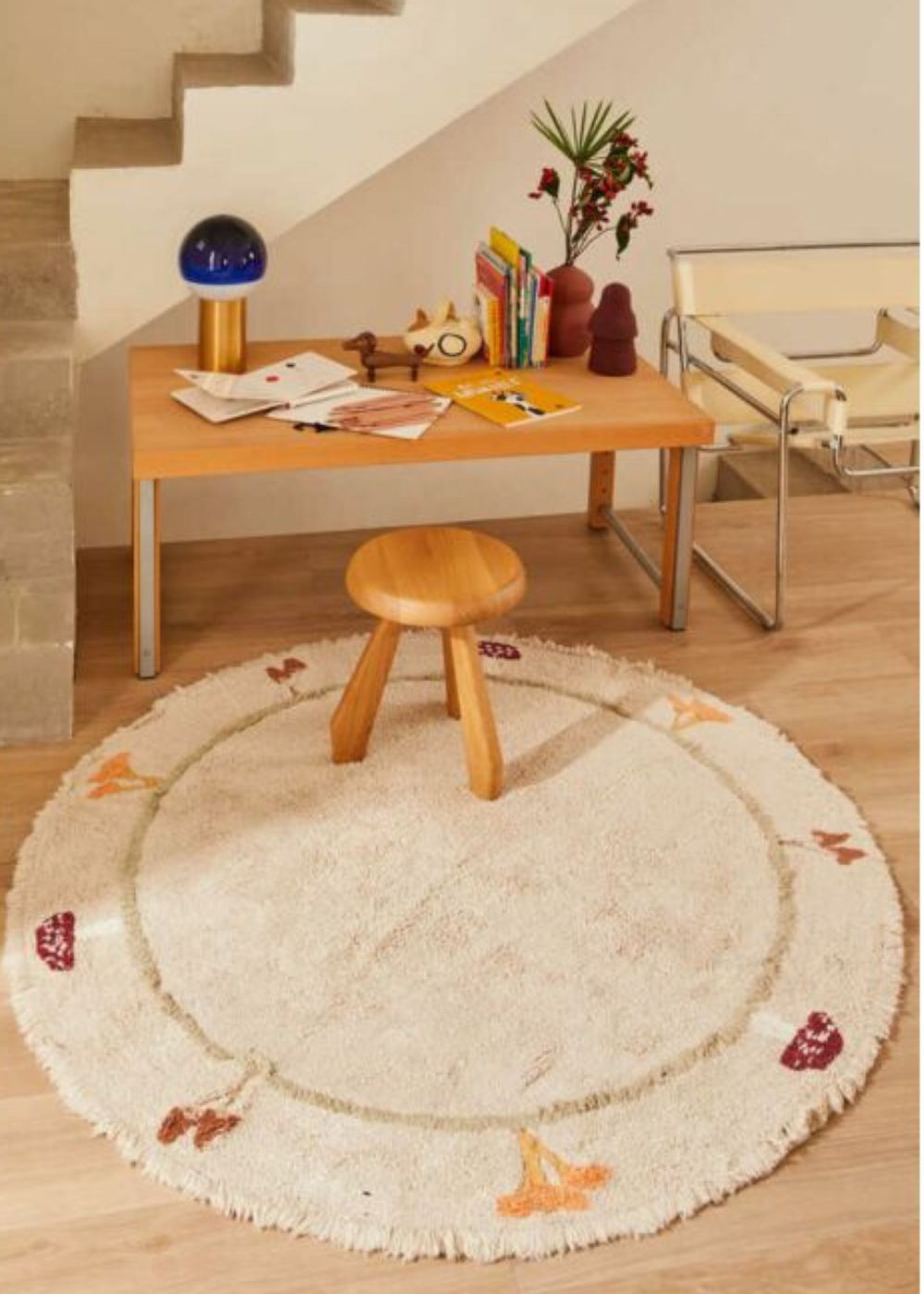 Lorena Canals - Children's carpet - Washable Rug Chanterelle - Natural, Olive, Honey, Ivory, Burgundy, Toffee