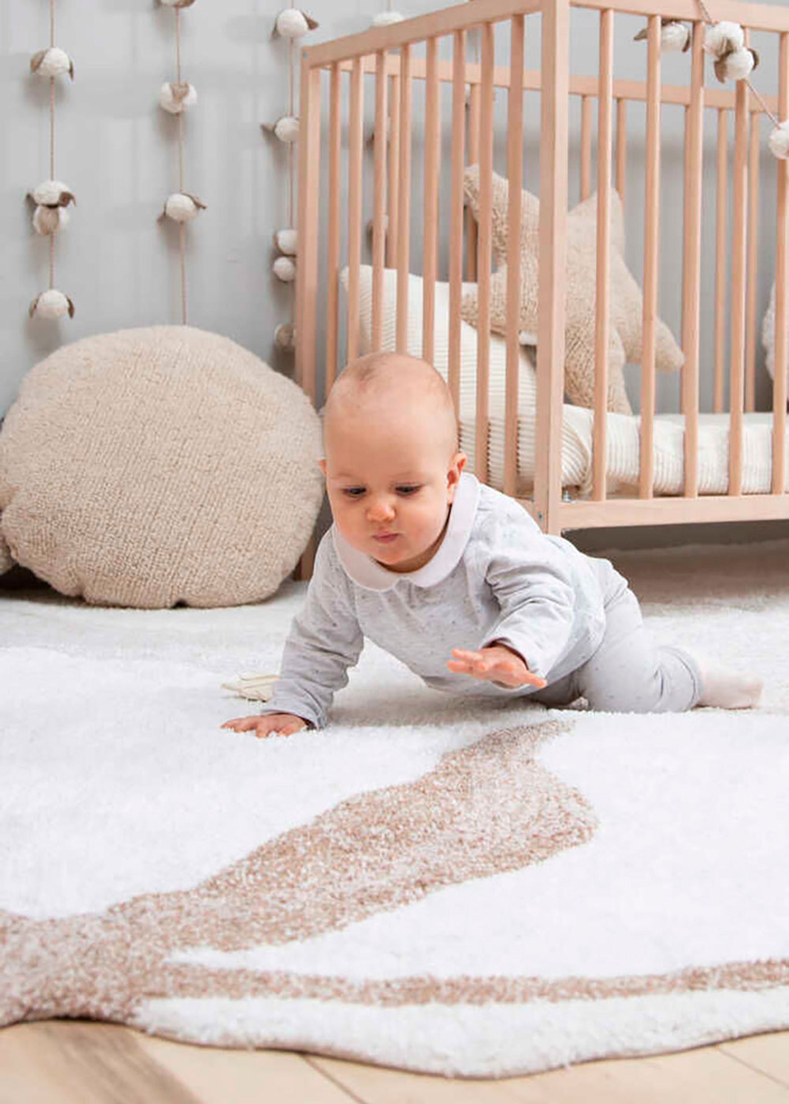 Lorena Canals - Dětský koberec - Washable Rug Cotton - Flower