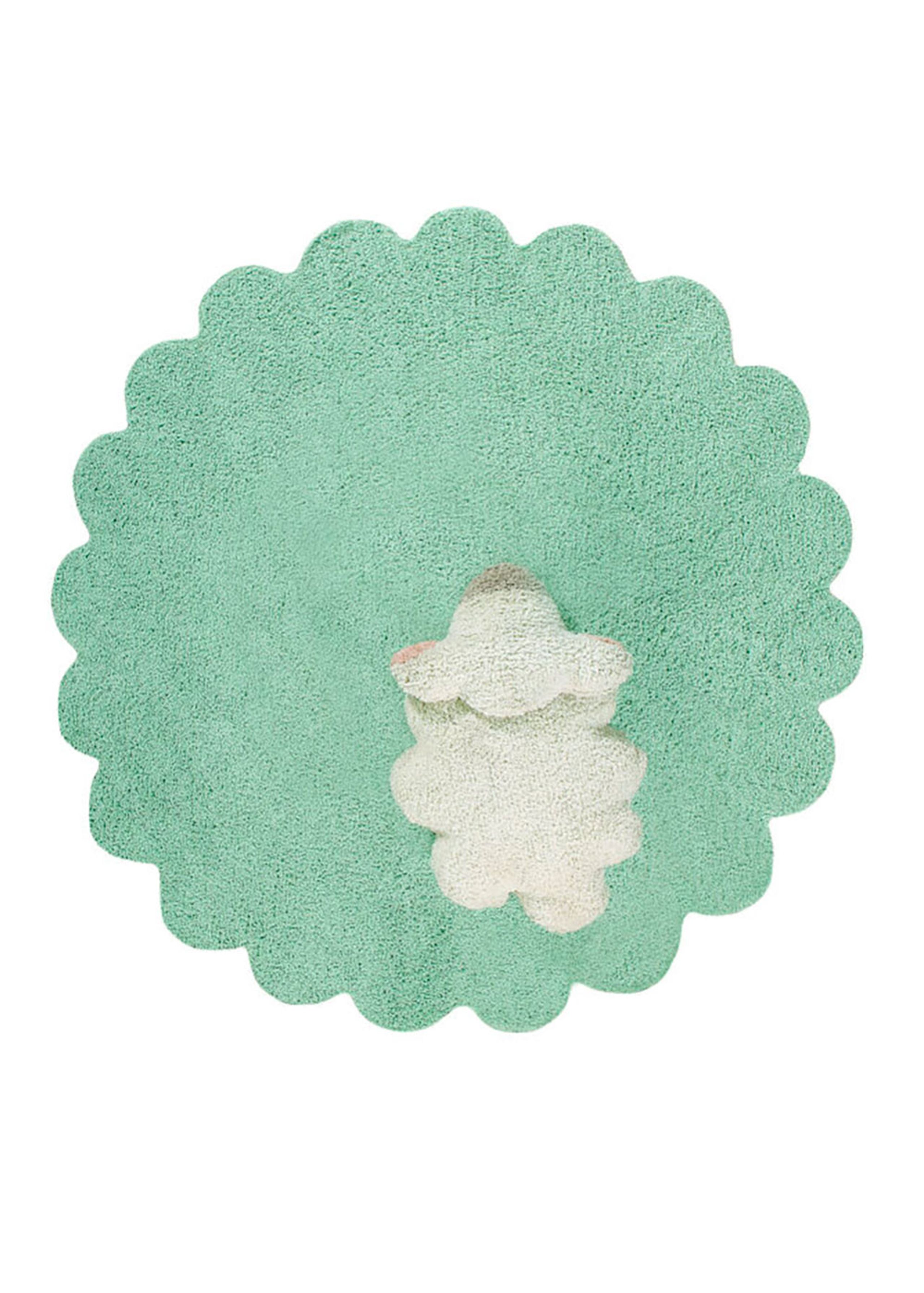 Lorena Canals - Børnegulvtæppe - Washable Rug Puffy - Sheep