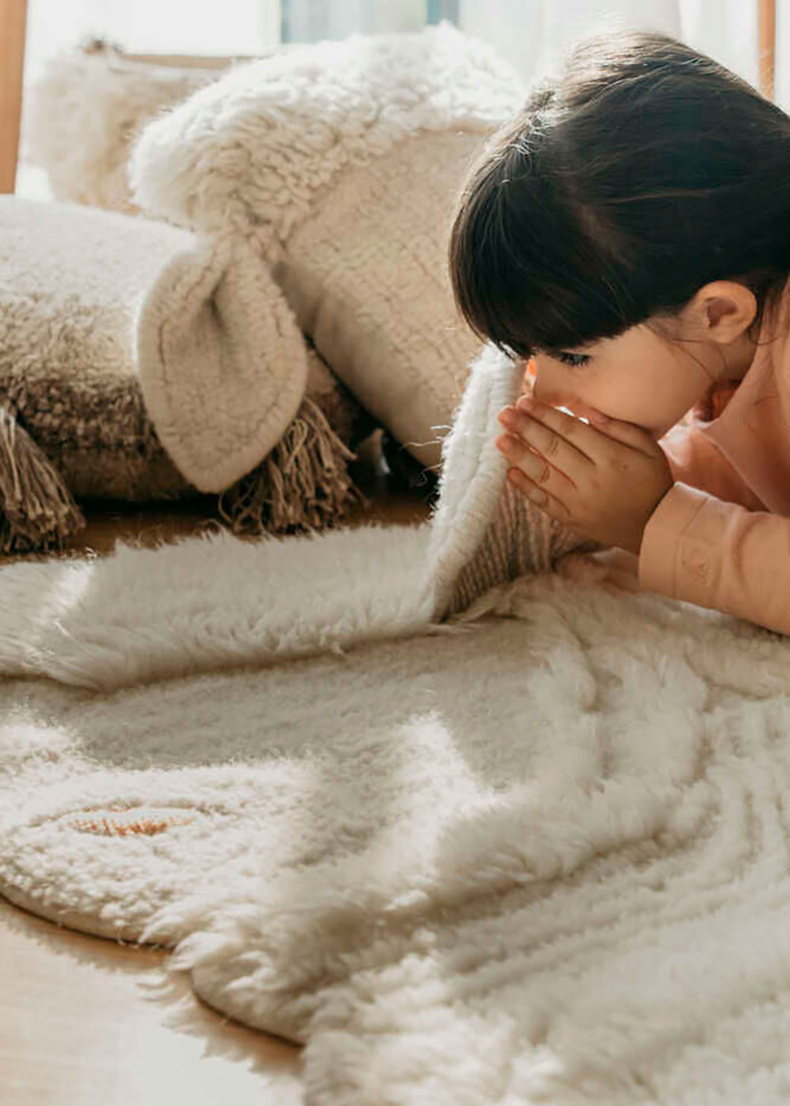 Lorena Canals - Kindertapijt - Woolable Rug Pink Nose Sheep - Pink Nose Sheep