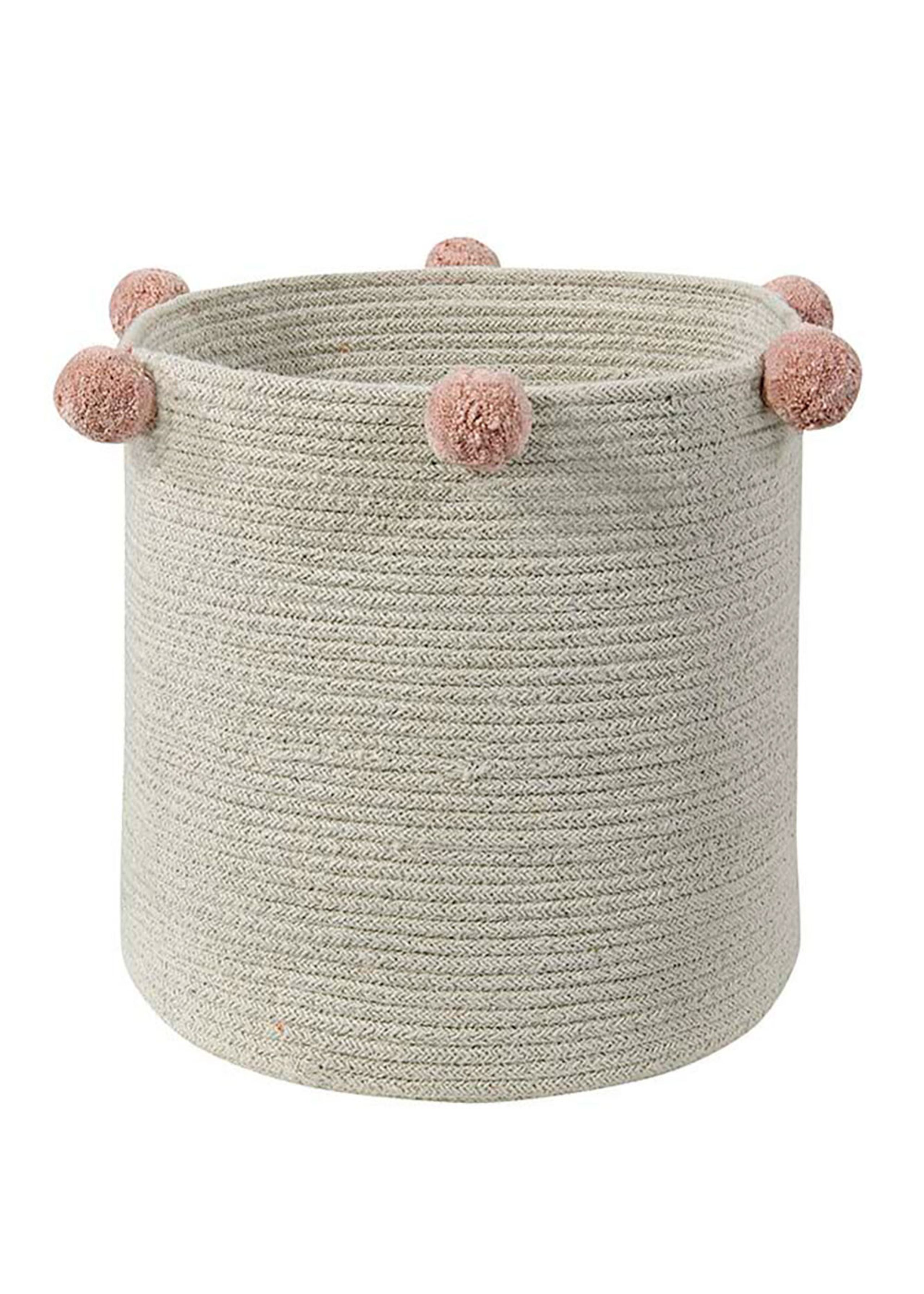 Lorena Canals - Child storage box - Basket Bubbly Natural - Nude
