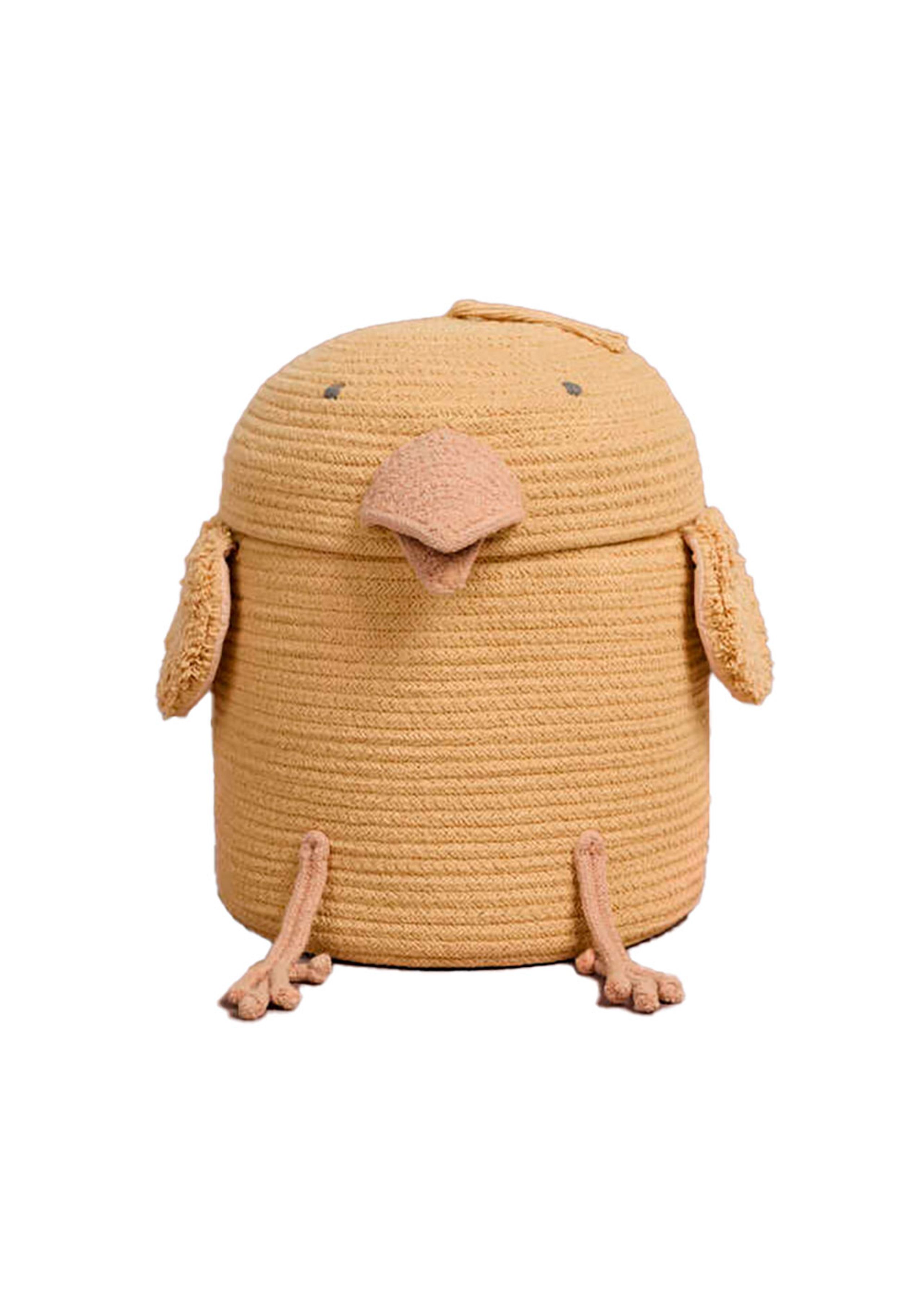 Lorena Canals - Dětský úložný box - Basket Charlie The Chicken - Charlie The Chicken