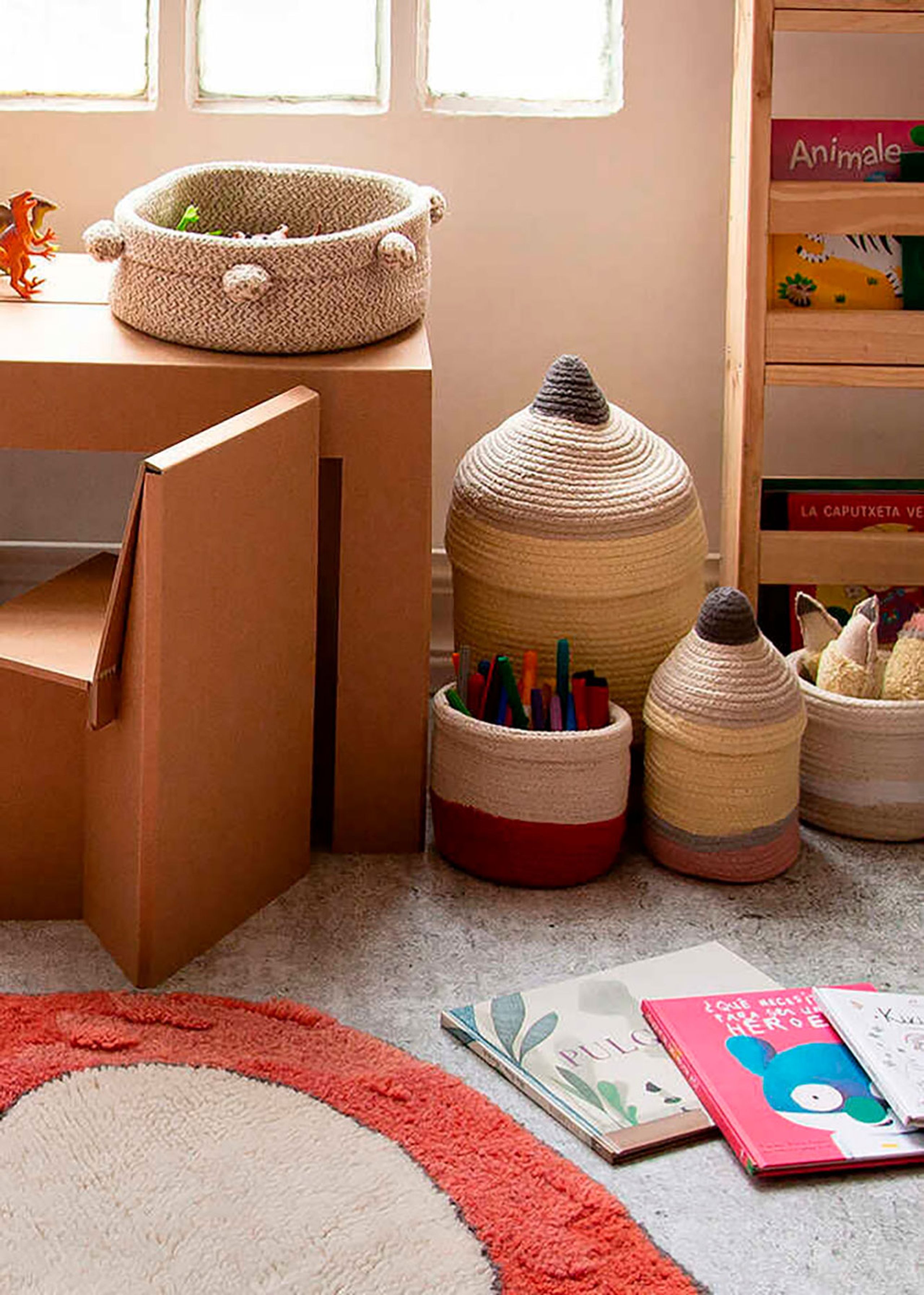 Lorena Canals - Child storage box - Basket Pencil - Large