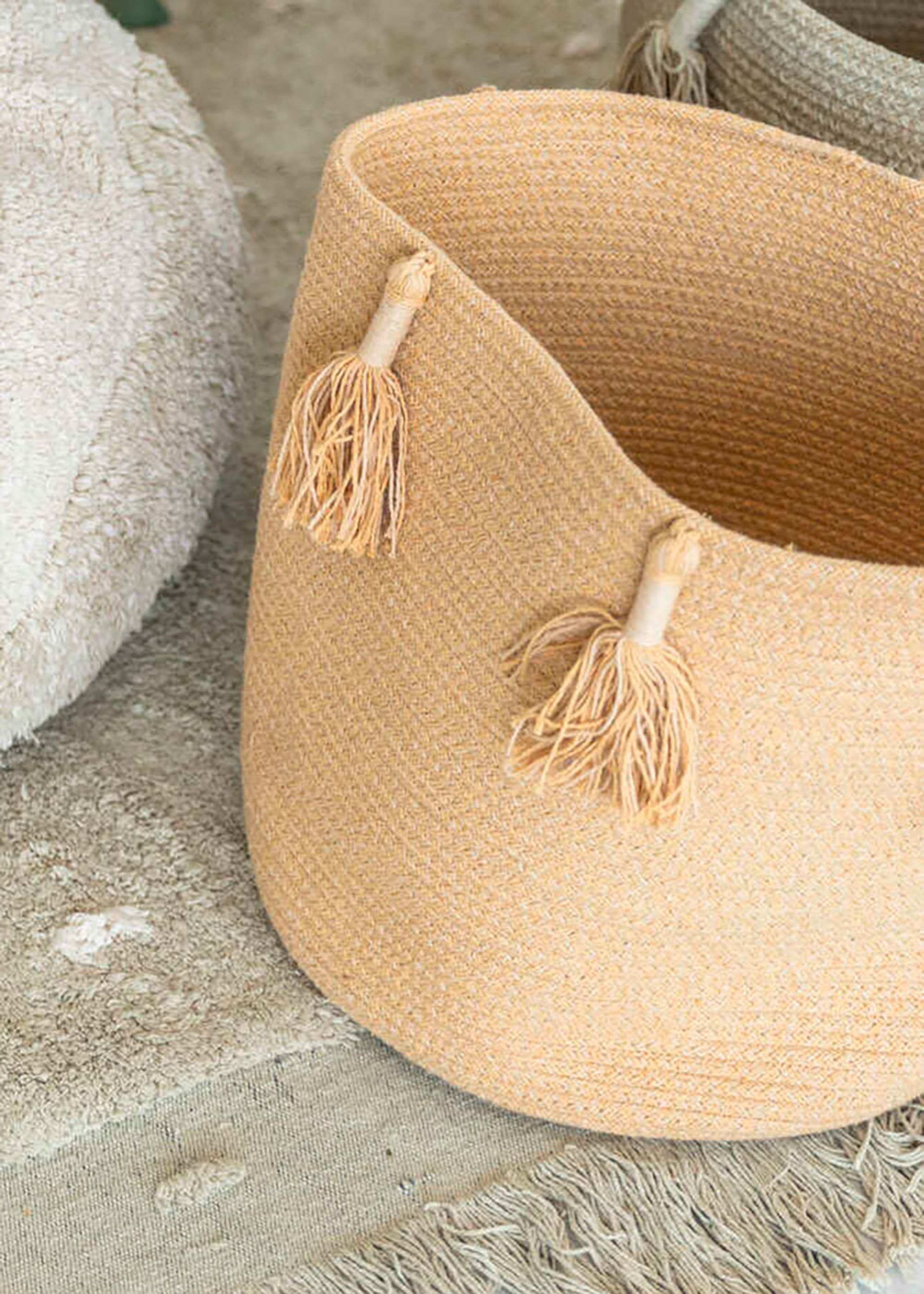 Lorena Canals - Aufbewahrungsbox für Kinder - Basket Woody - Honey