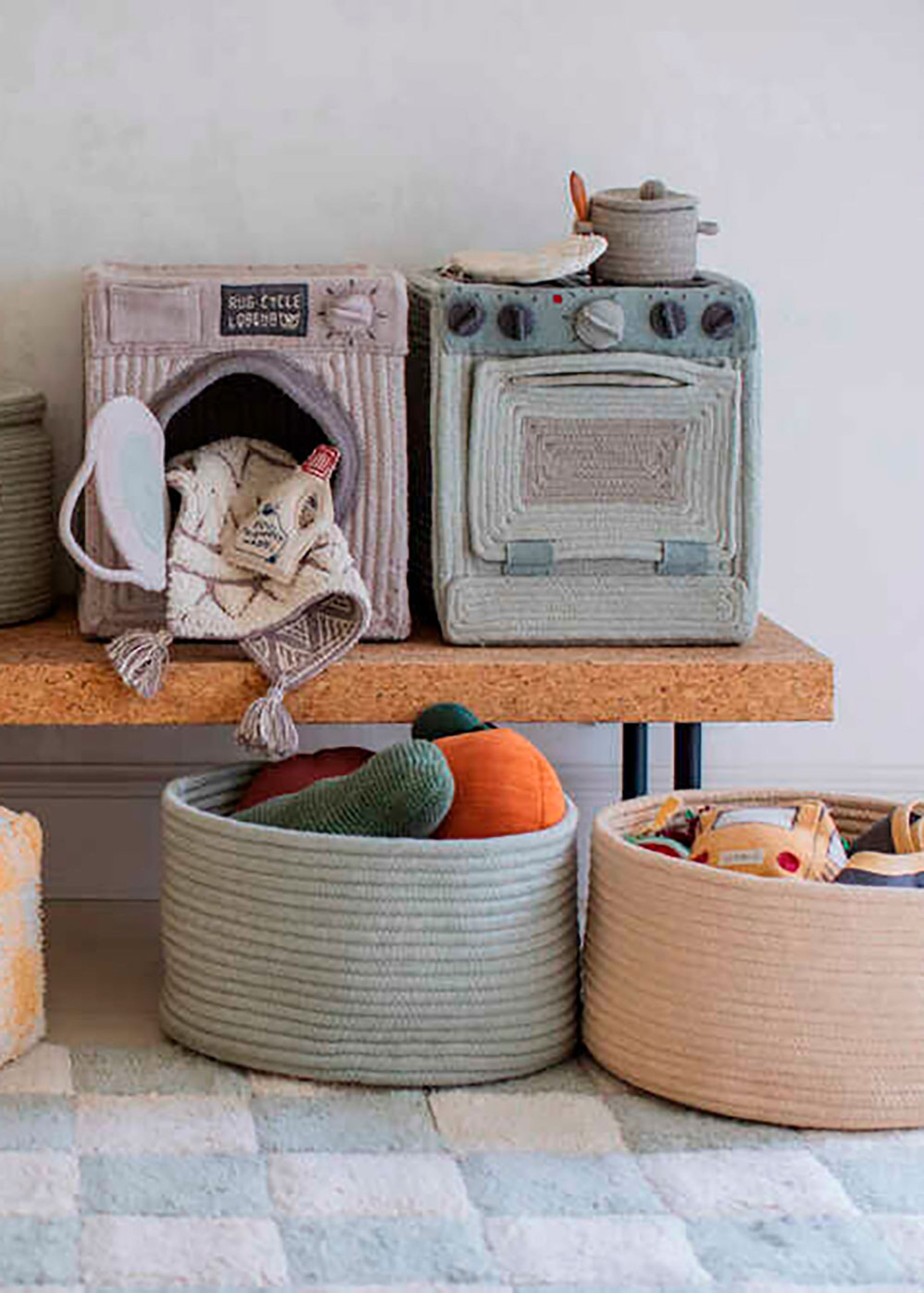 Lorena Canals - Børneopbevaringsboks - Play Basket Kitchen - Kitchen