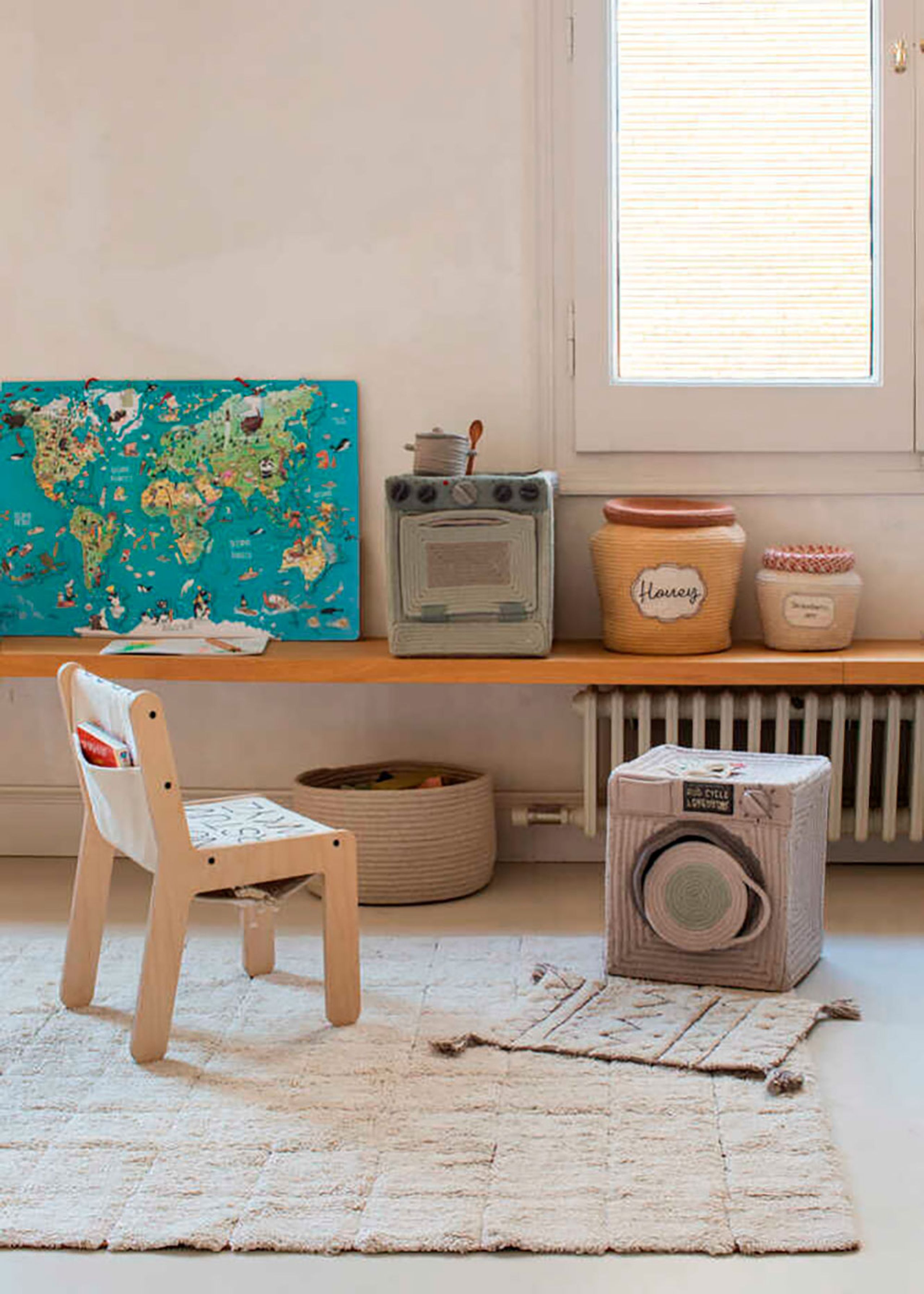 Lorena Canals - Børneopbevaringsboks - Play Basket Kitchen - Kitchen