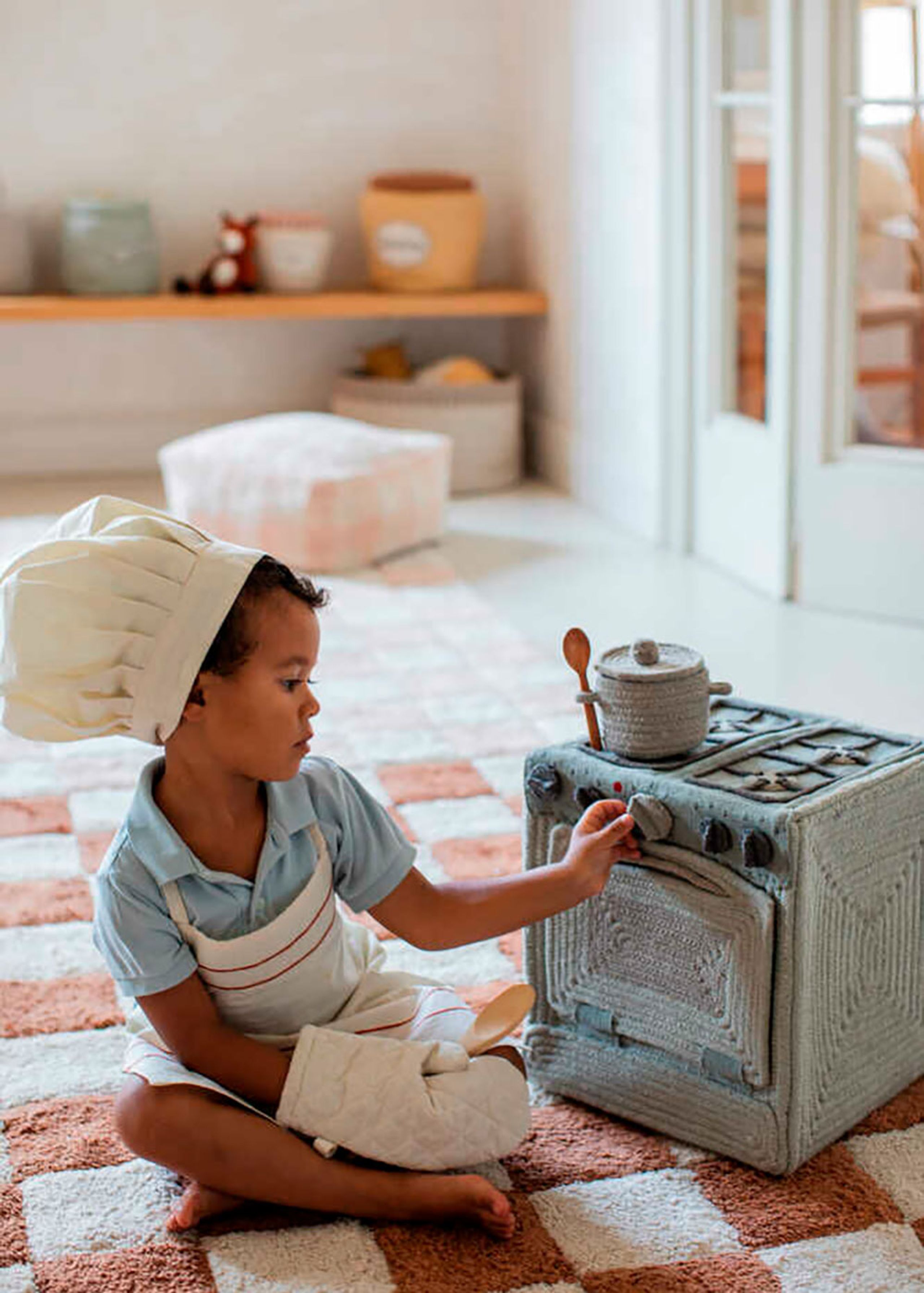 Lorena Canals - Børneopbevaringsboks - Play Basket Kitchen - Kitchen