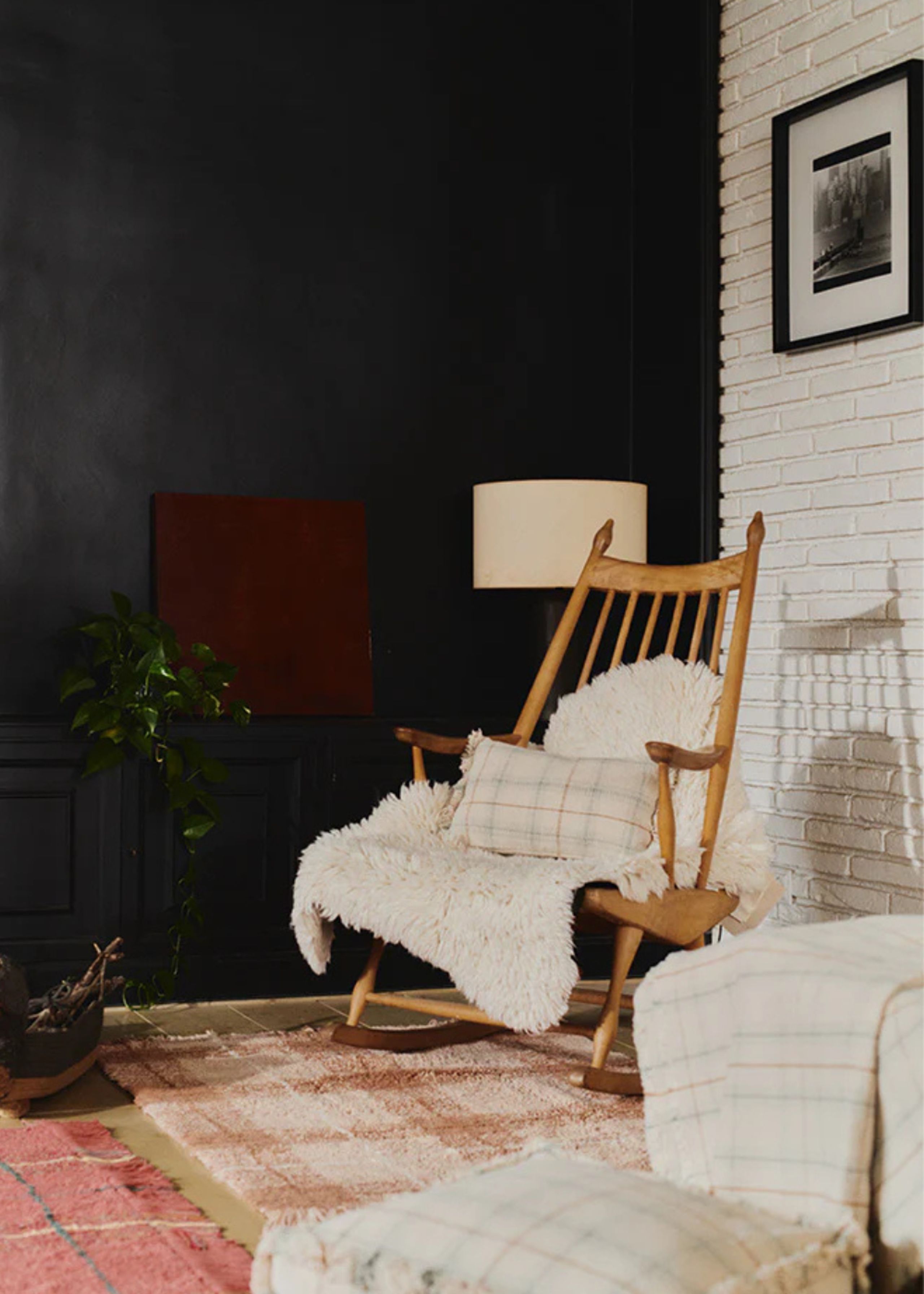 Lorena Canals - Kopfkissen für Kinder - Handloom Cushion - Blue Sage