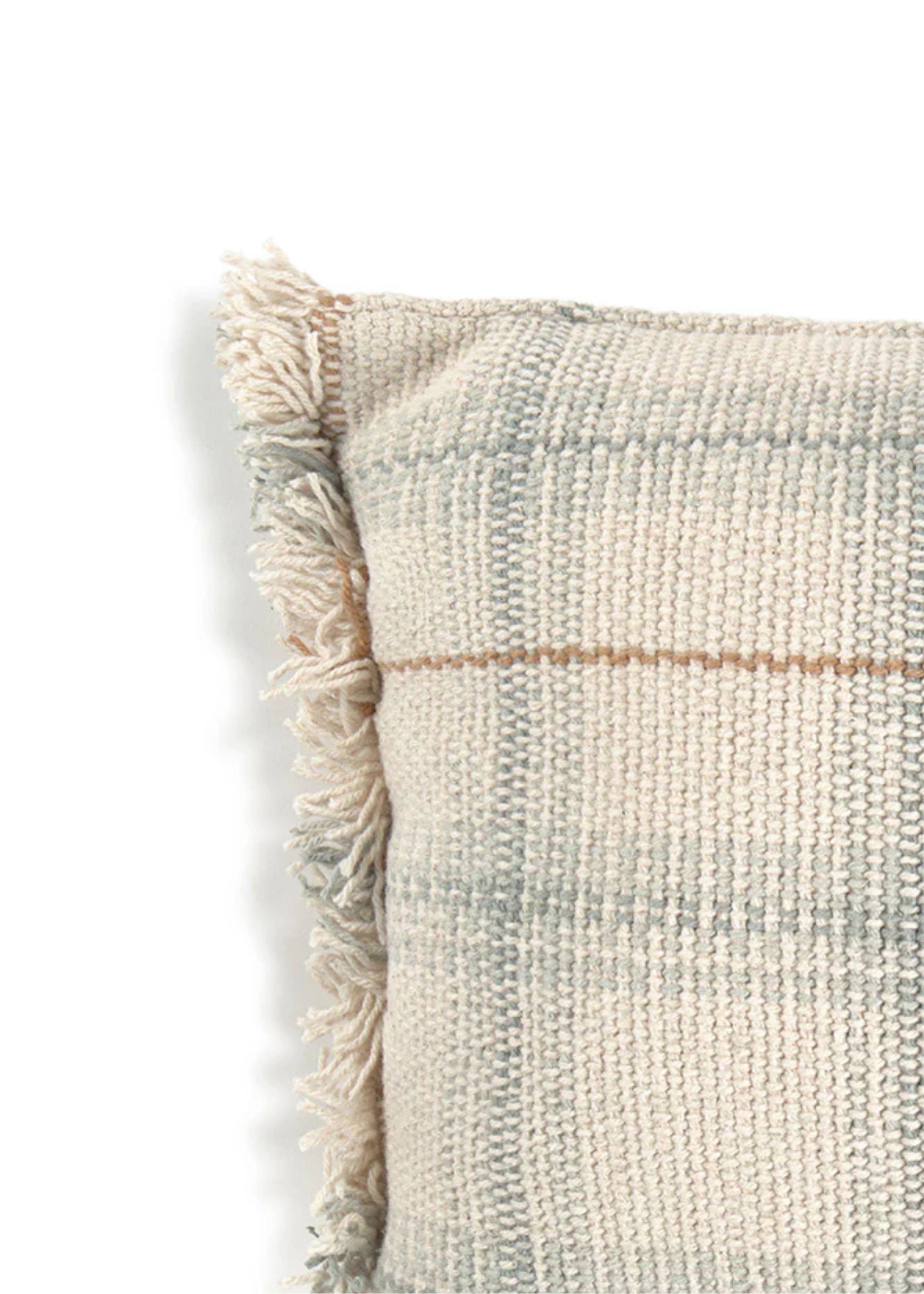 Lorena Canals - Kopfkissen für Kinder - Handloom Cushion - Blue Sage
