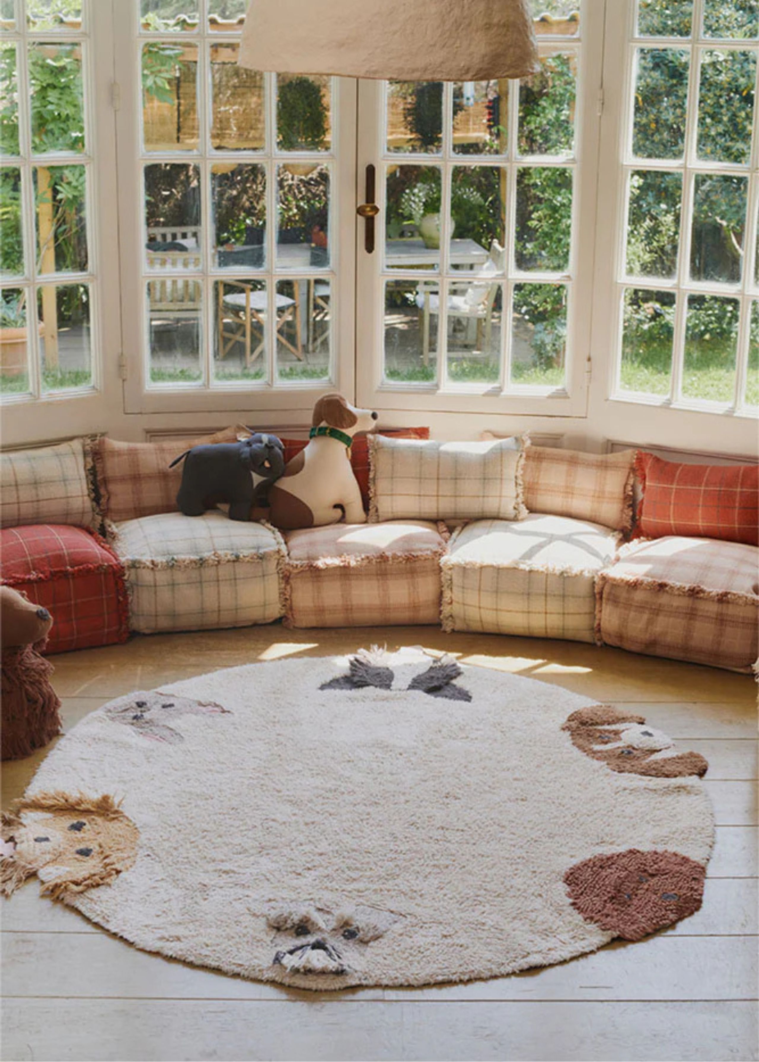 Lorena Canals - Oreiller pour enfants - Handloom Cushion - Mapple Red