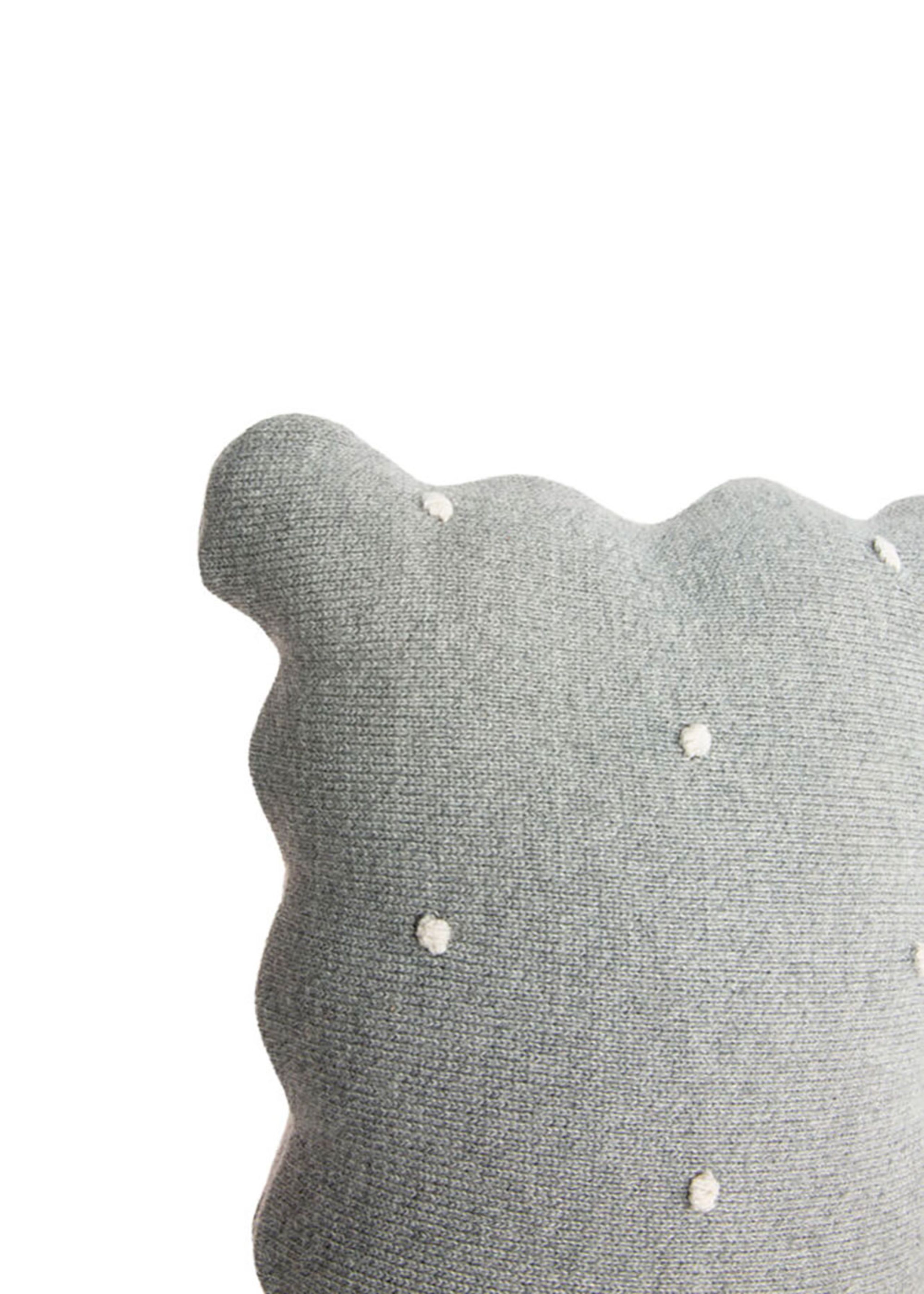 Lorena Canals - Oreiller pour enfants - Knitted Cushion Biscuit - Grey