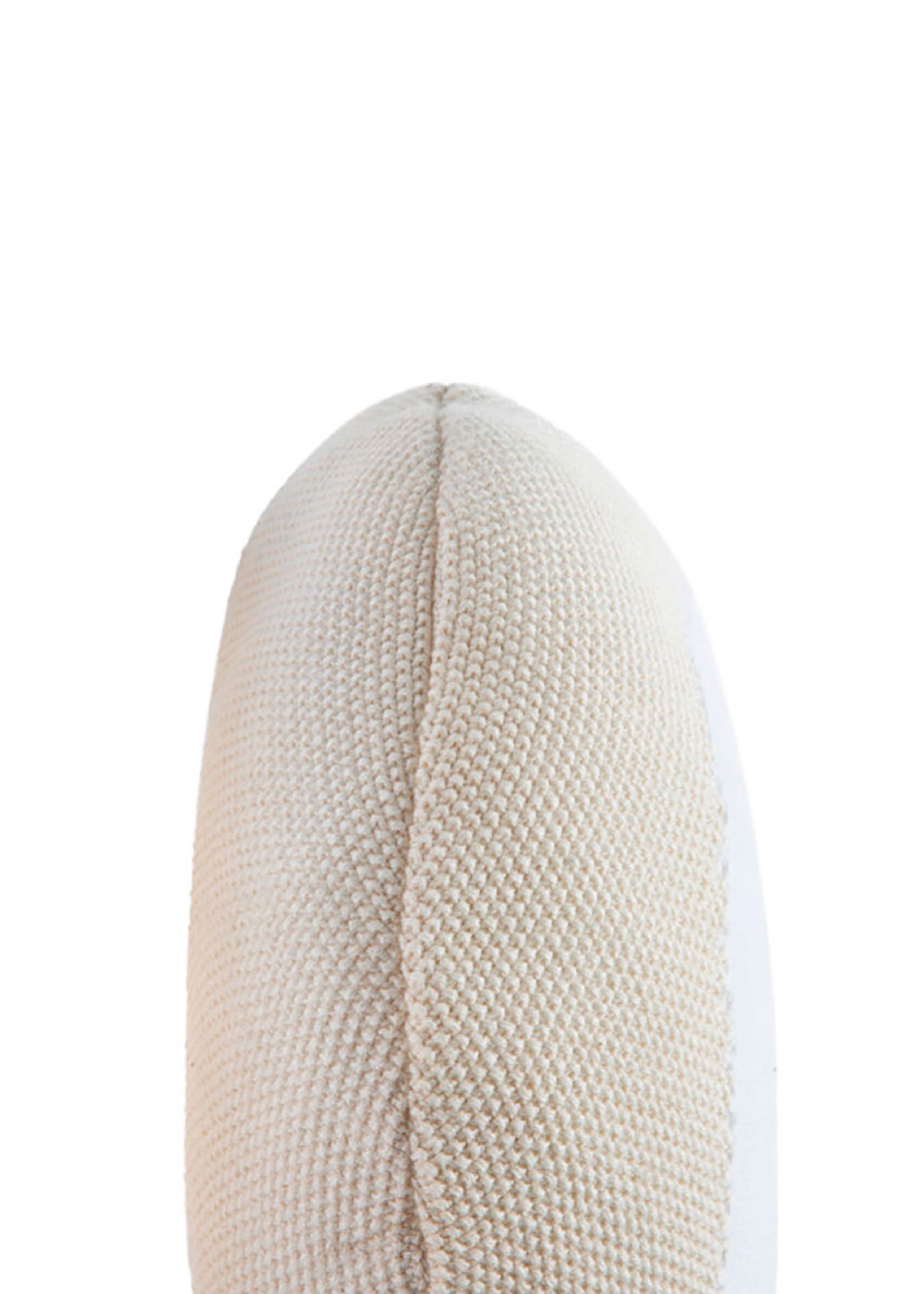 Lorena Canals - Børnepude - Knitted Cushion Bonbon - Vanilla / White