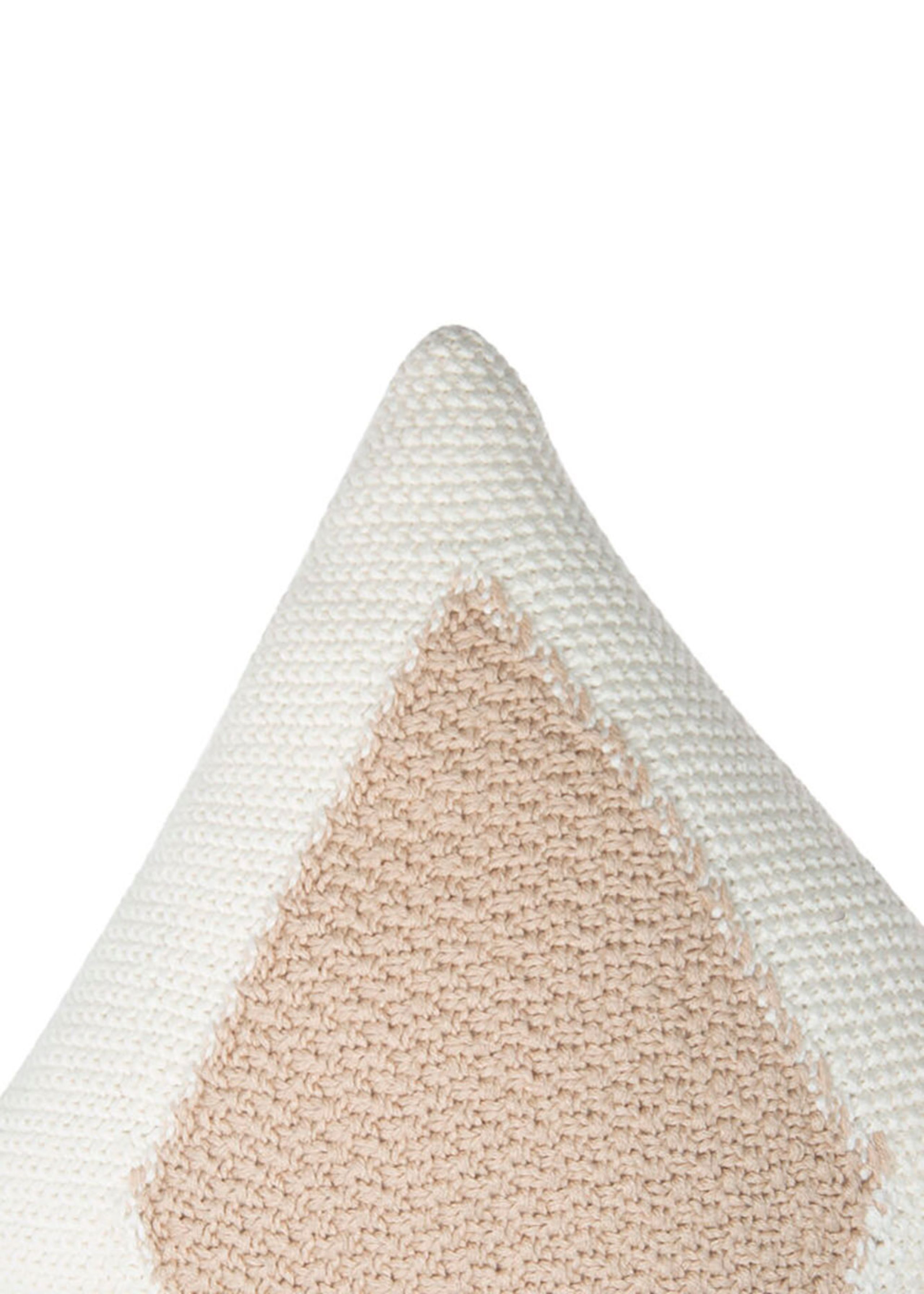 Lorena Canals - Kinderkussen - Knitted Cushion Candy - Ivory / Linen