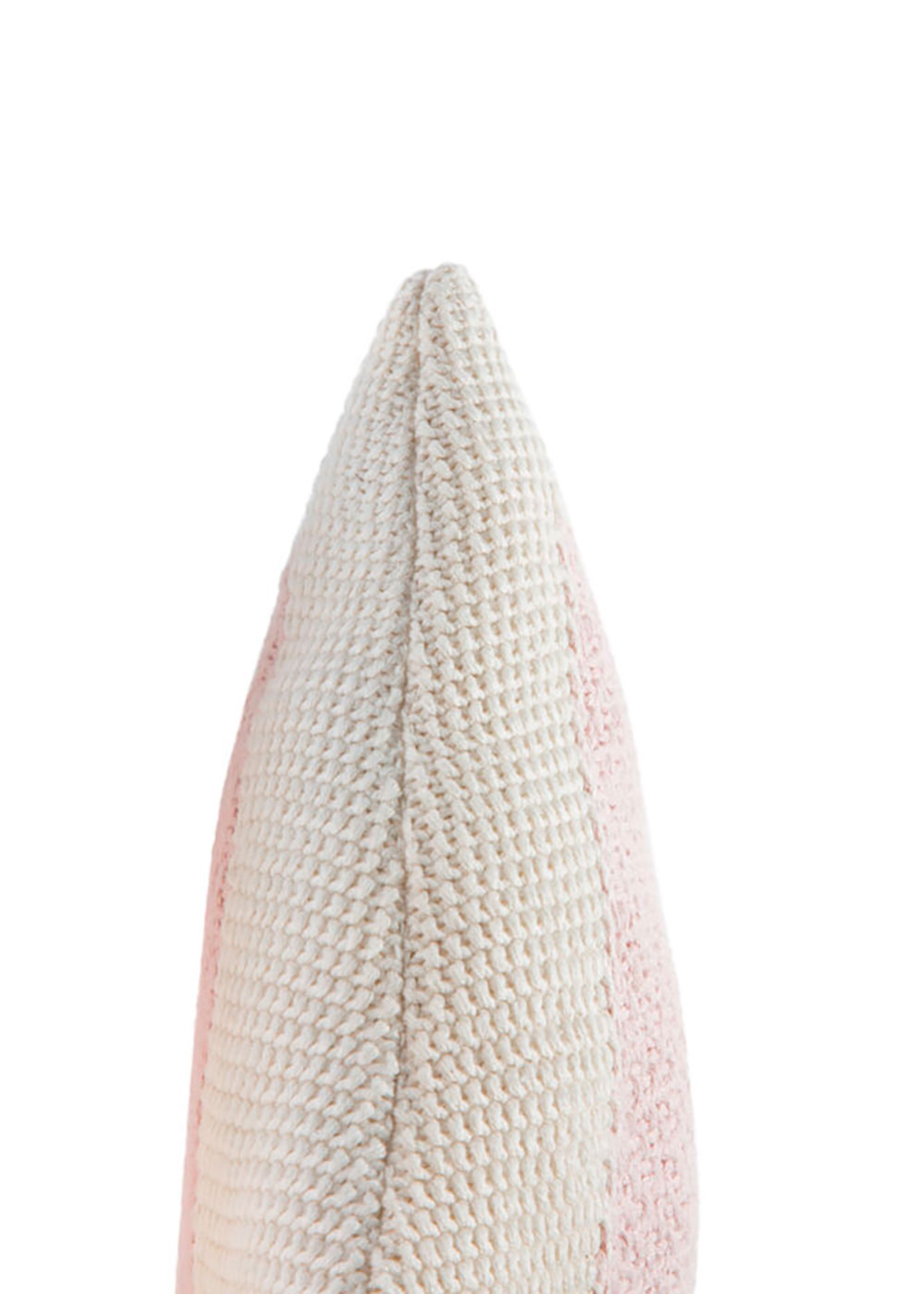 Lorena Canals - Children's pillow - Knitted Cushion Candy - Vanilla / Pink Pearl