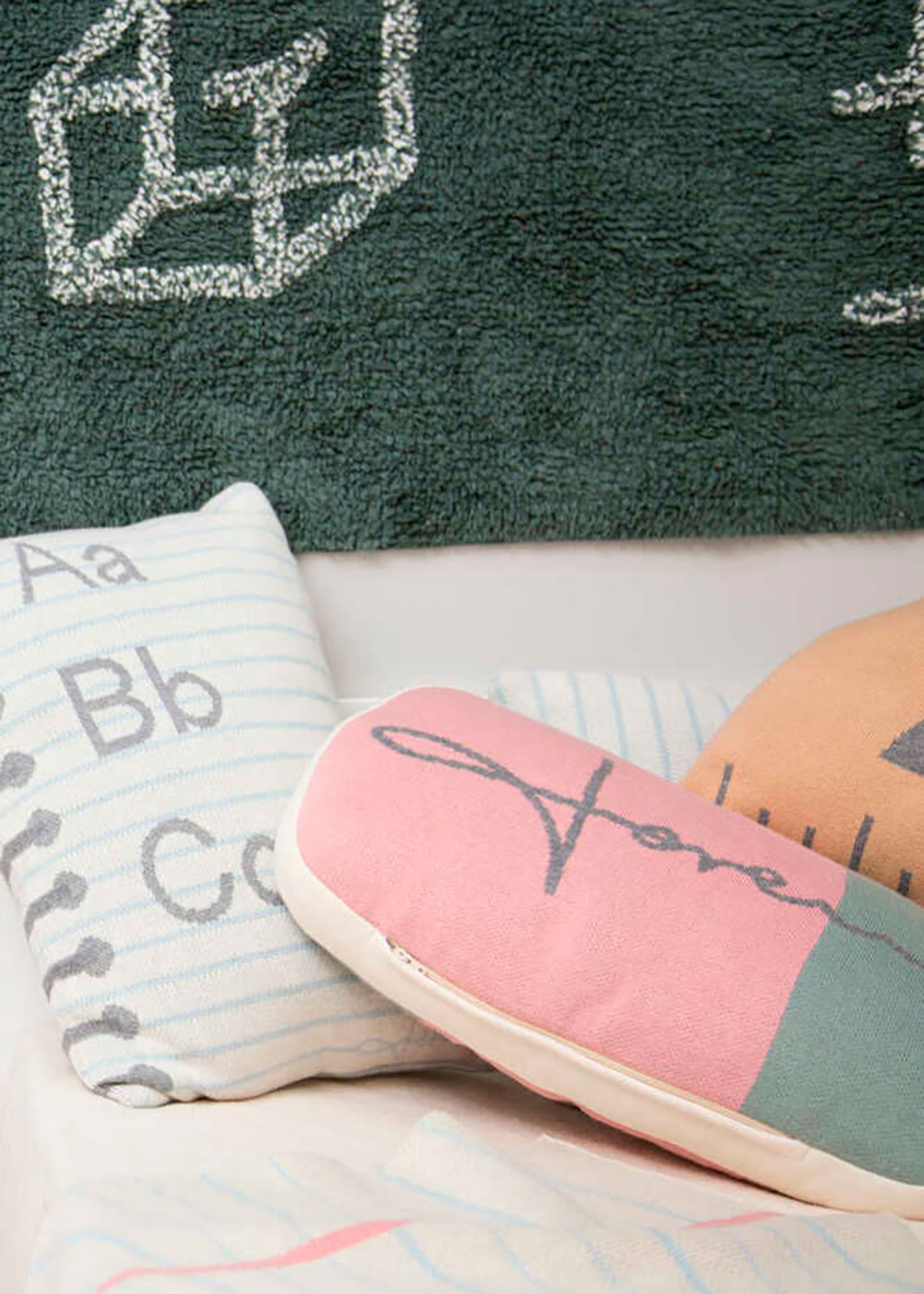 Lorena Canals - Children's pillow - Knitted Cushion - Eraser