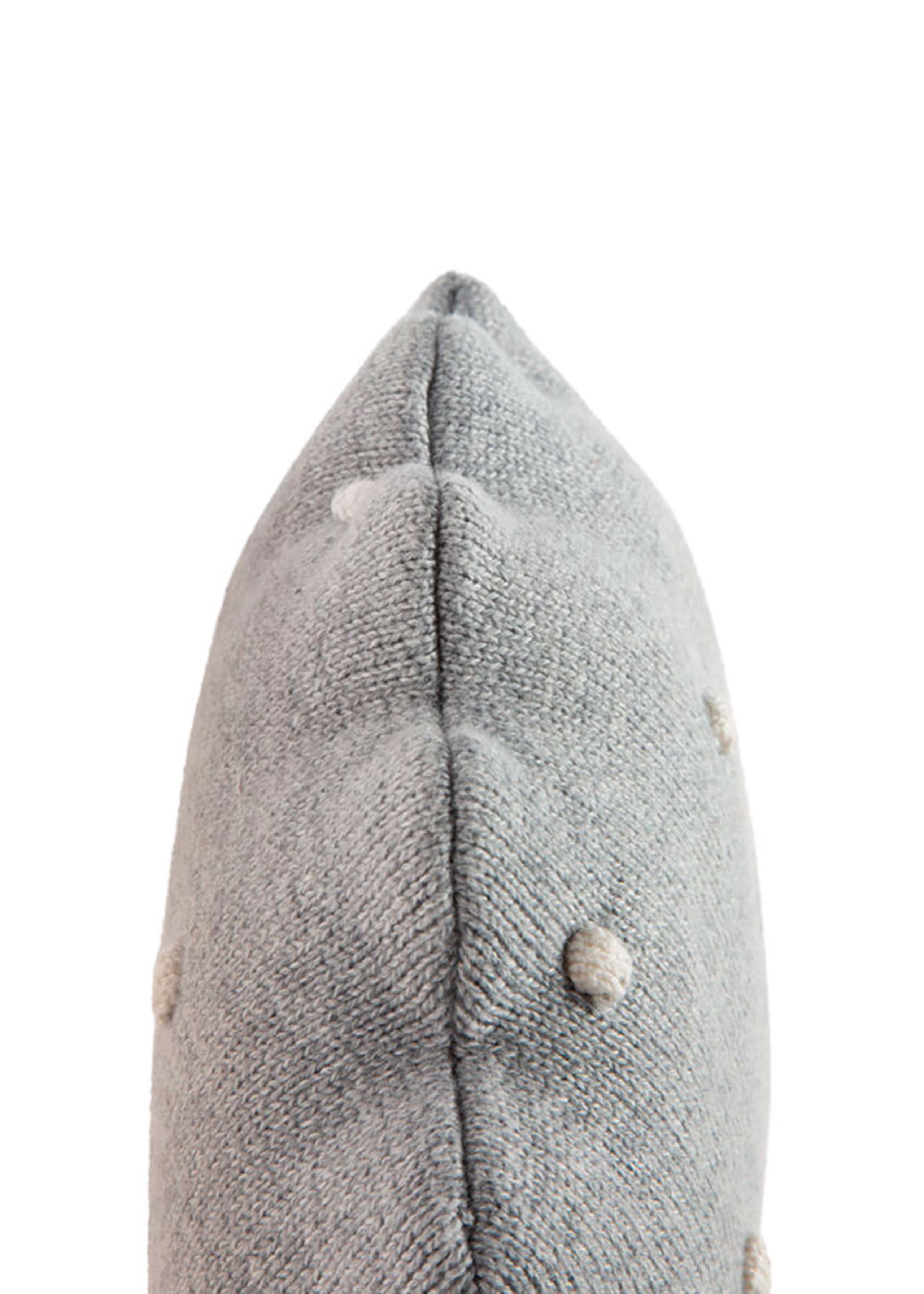 Lorena Canals - Cuscino per bambini - Knitted Cushion Round Biscuit - Grey