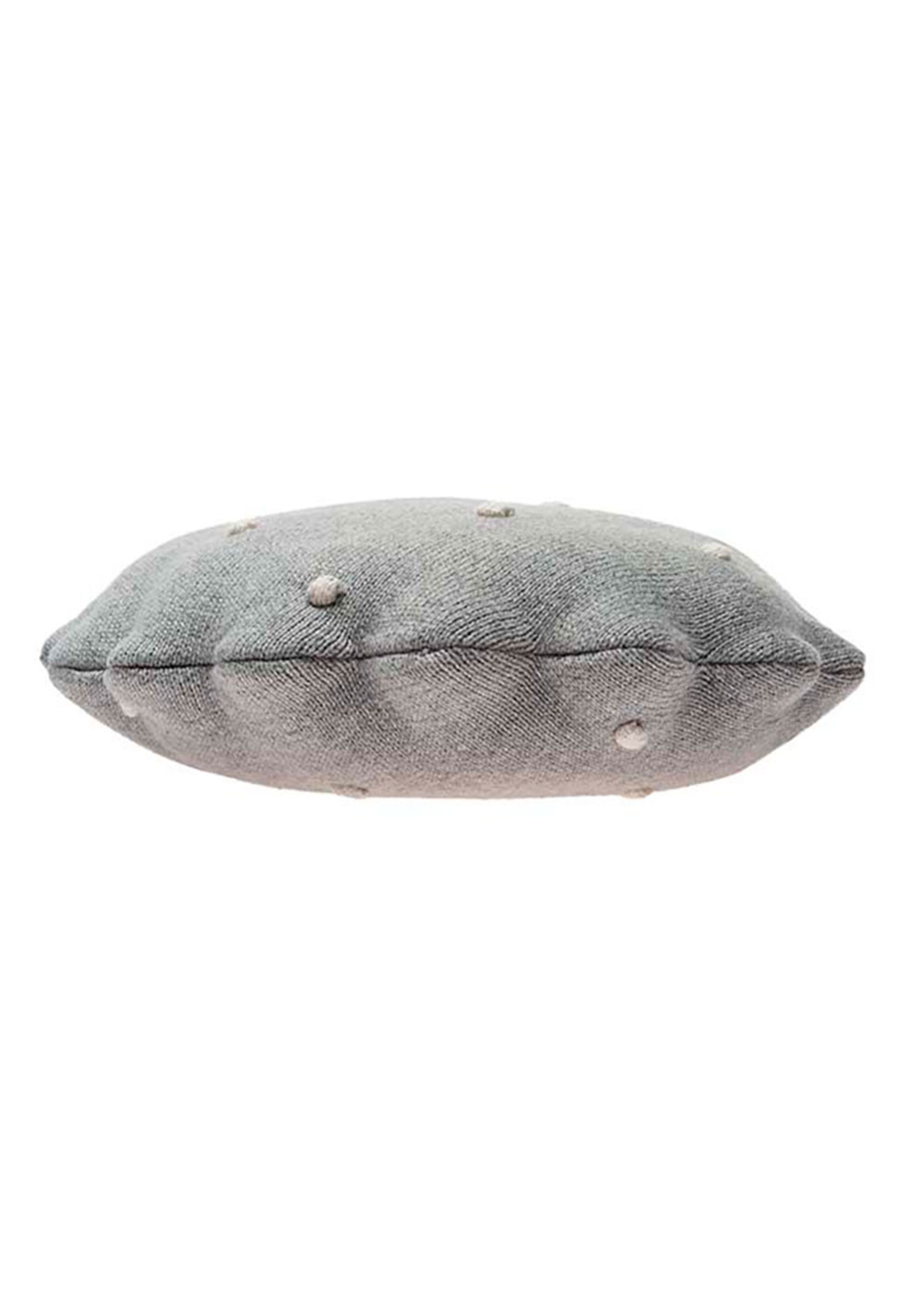 Lorena Canals - Cuscino per bambini - Knitted Cushion Round Biscuit - Grey