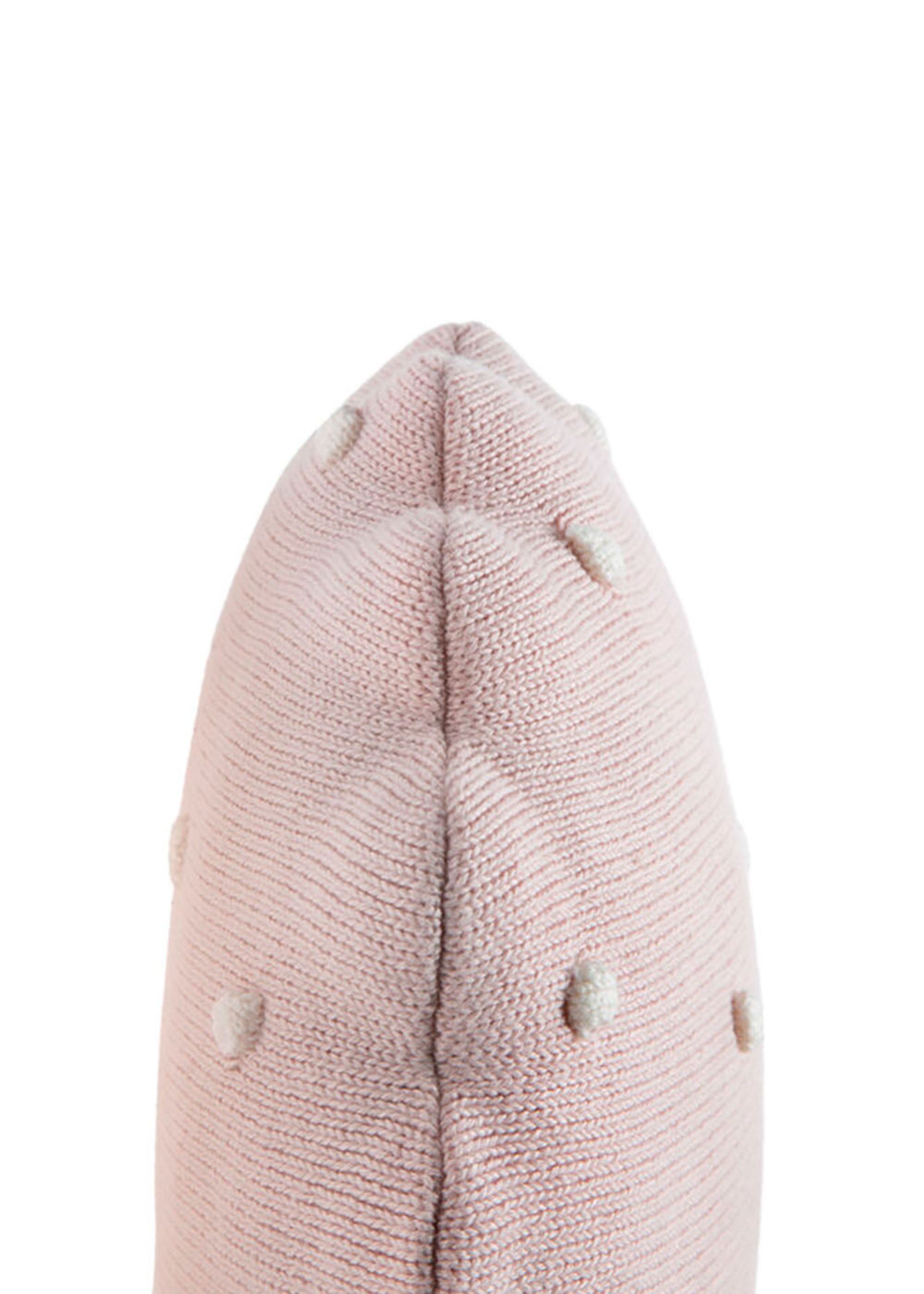 Lorena Canals - Cuscino per bambini - Knitted Cushion Round Biscuit - Pink Pearl