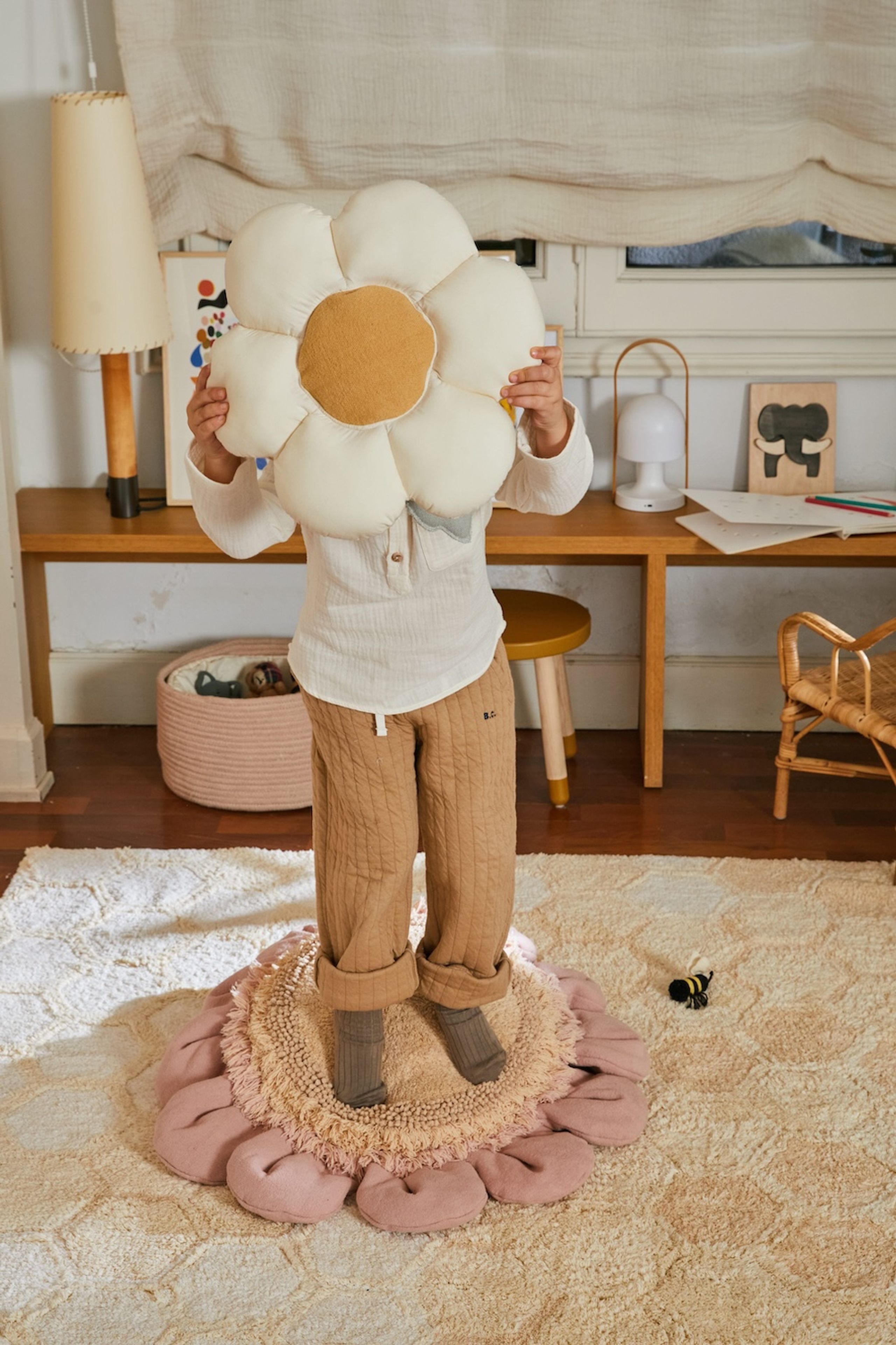 Lorena Canals - Børnepude - Pude Little Daisy - Natural