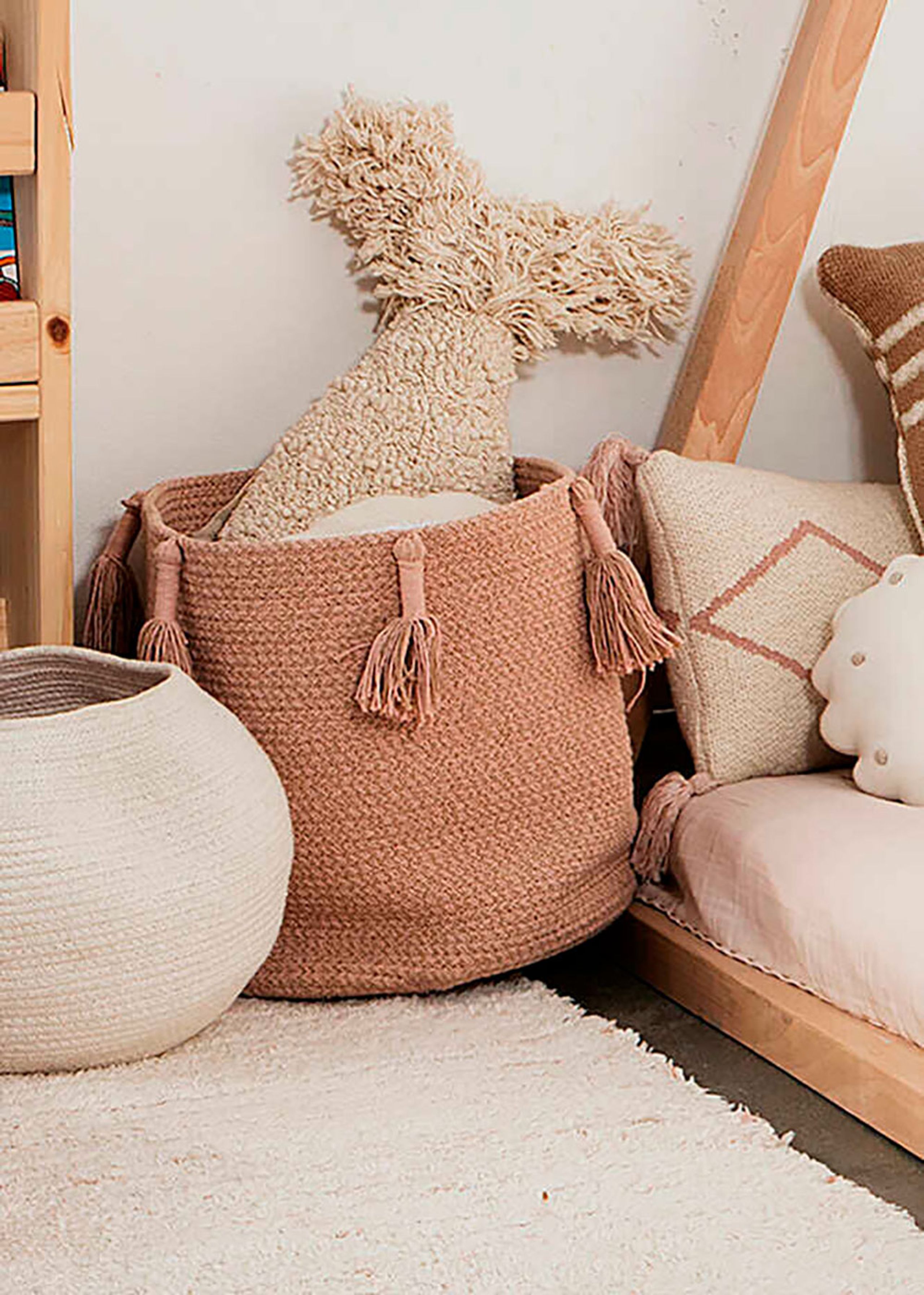 Lorena Canals - Kinderkussen - Washable Cushion Baby Fish - Natural