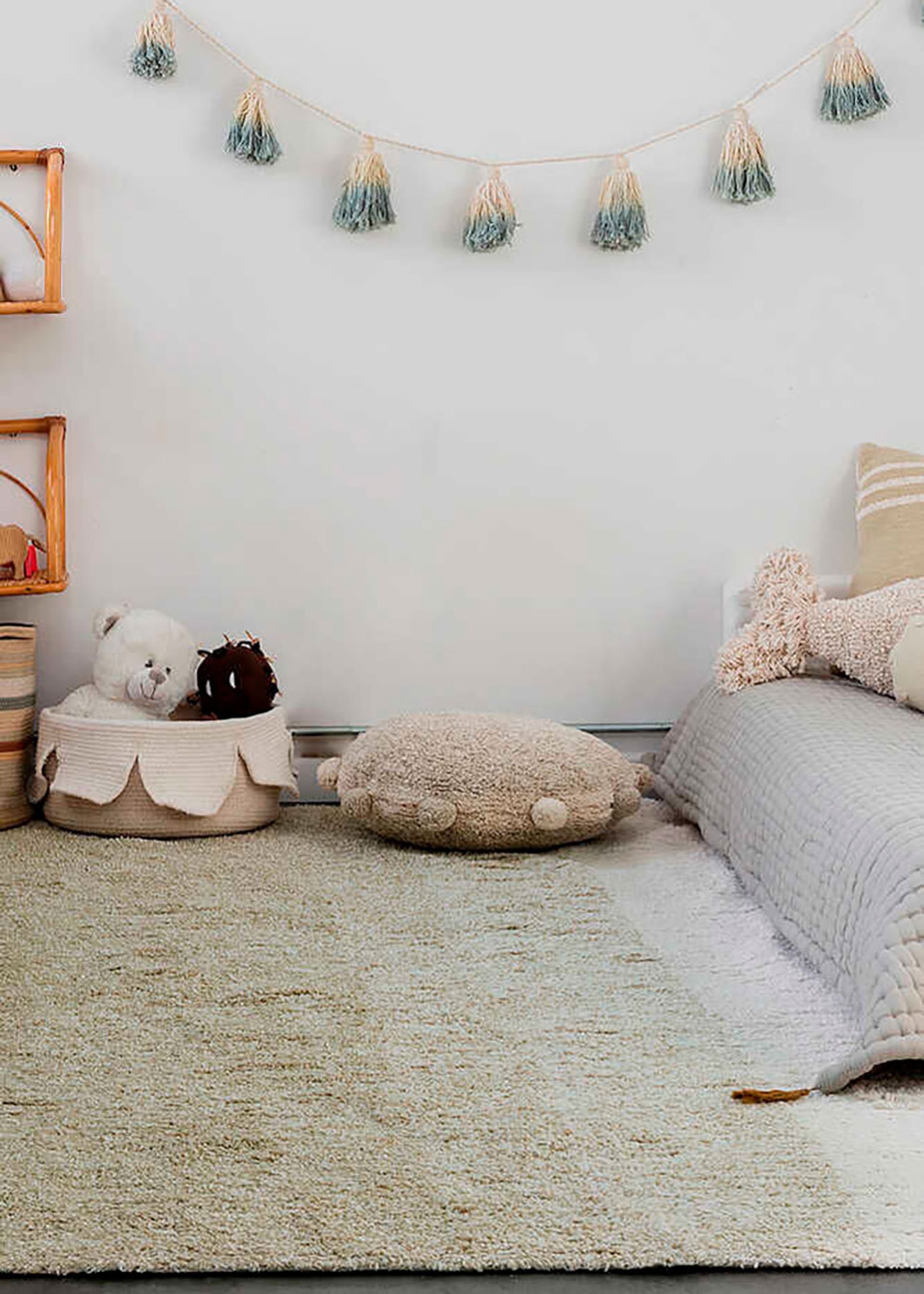 Lorena Canals - Children's Pouf - Floor Cushion Bubbly - Olive