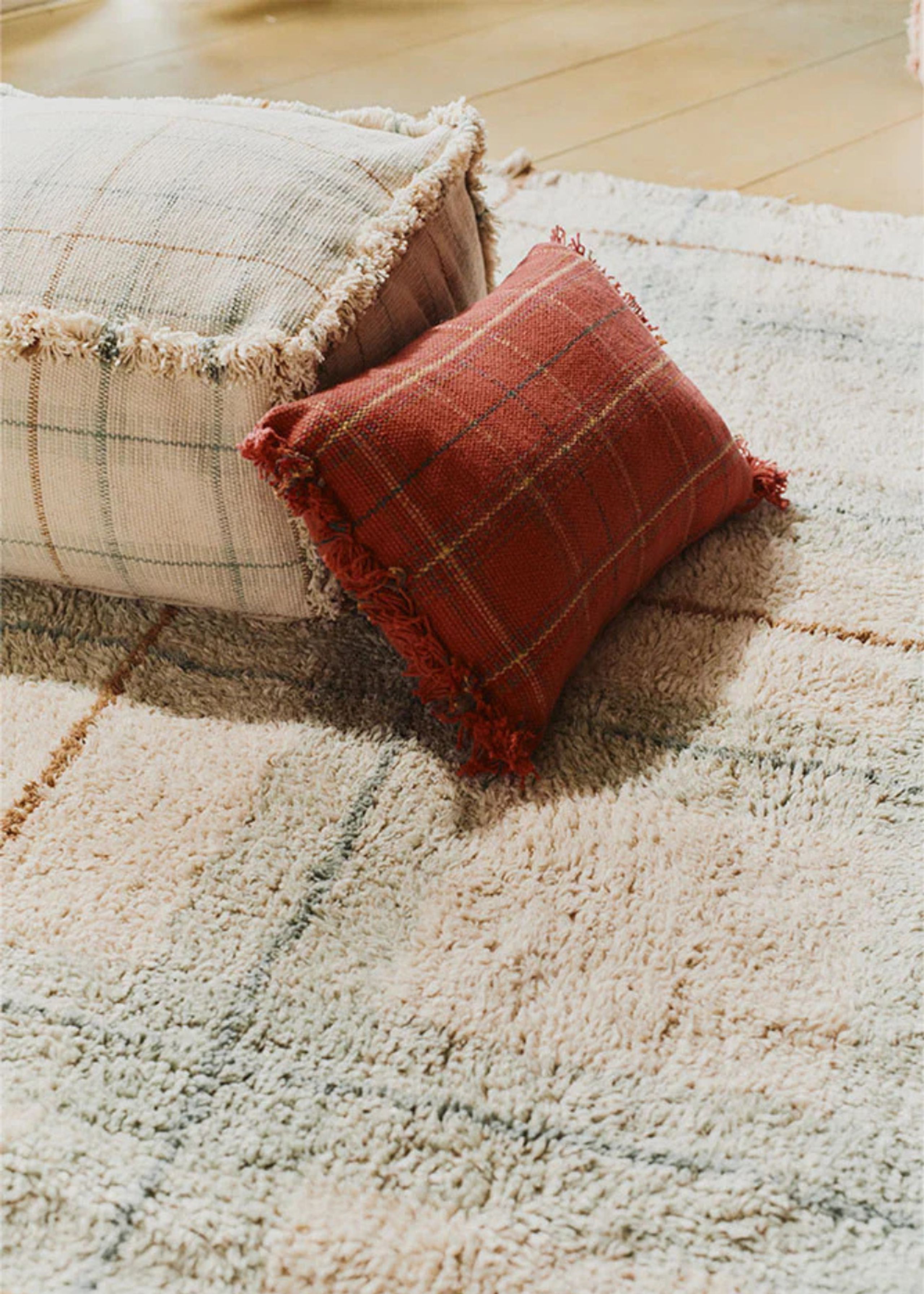 Lorena Canals - Pouf pour enfants - Handloom Pouf - Blue Sage