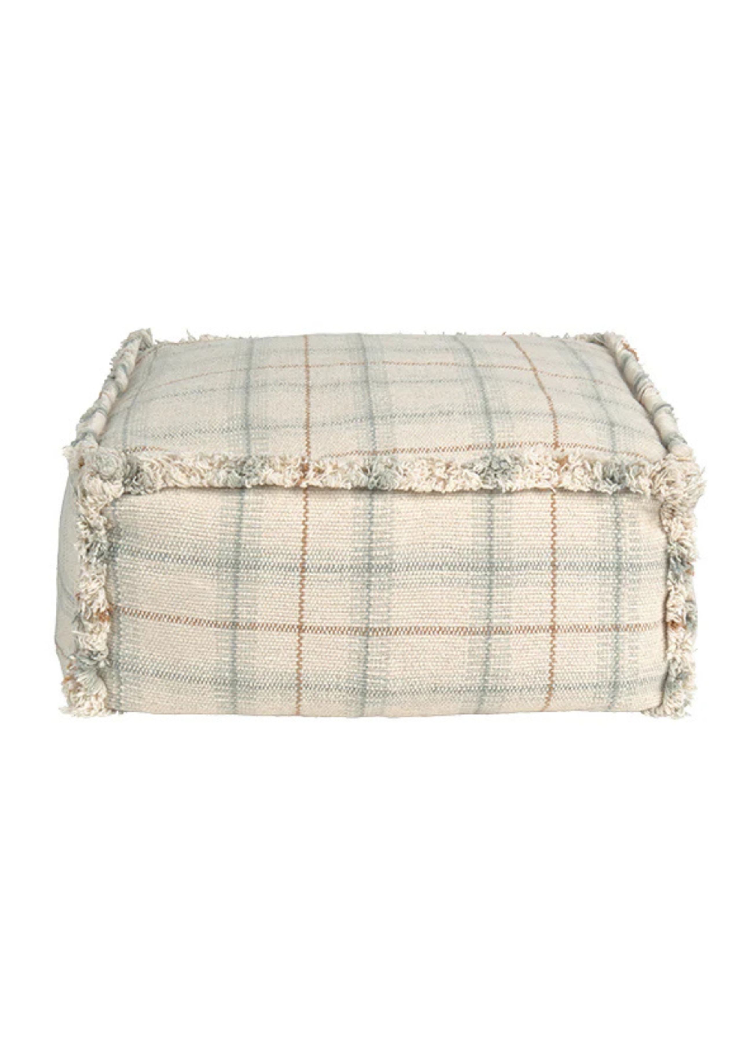 Lorena Canals - Pouf pour enfants - Handloom Pouf - Blue Sage