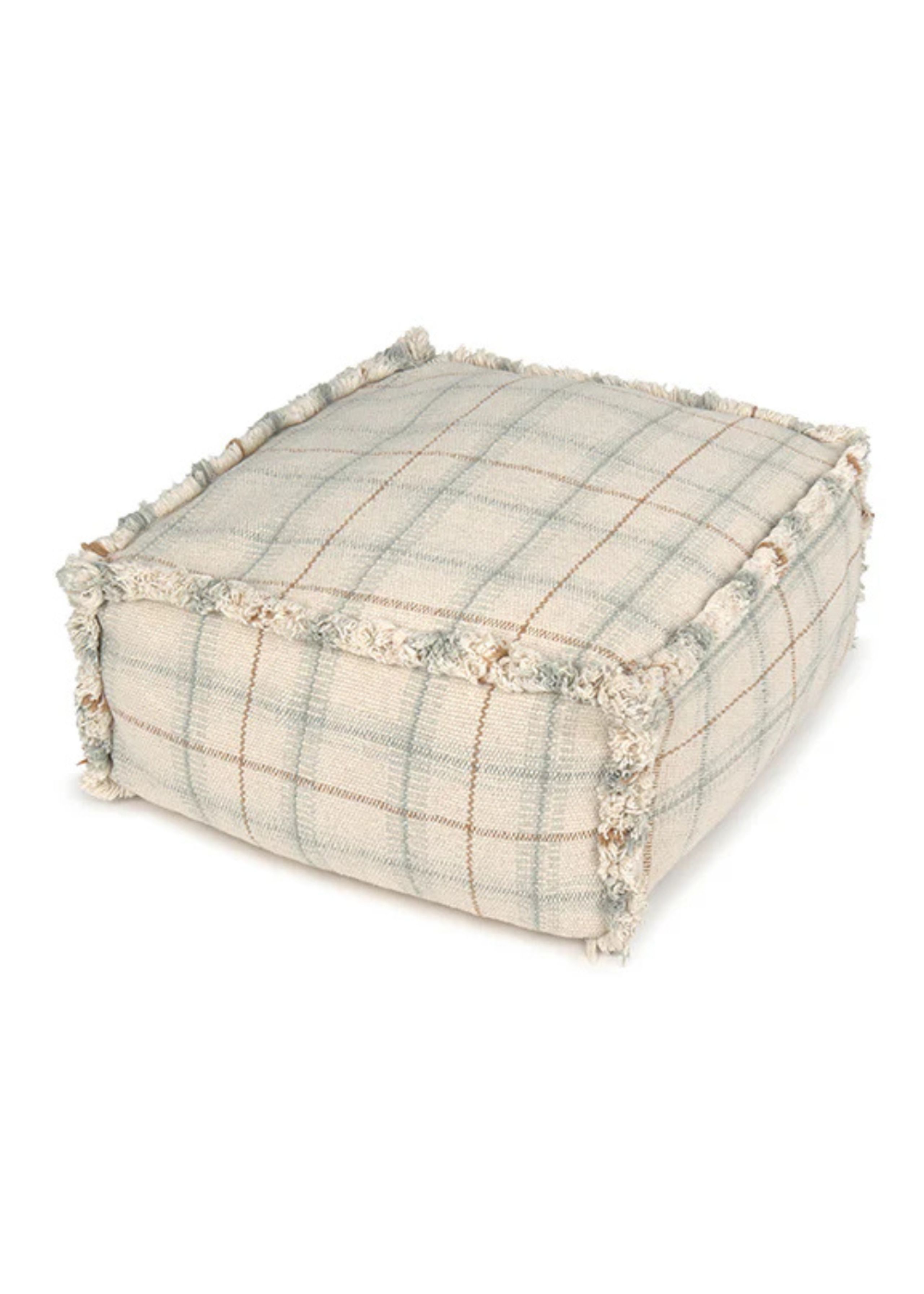 Lorena Canals - Pouf pour enfants - Handloom Pouf - Blue Sage