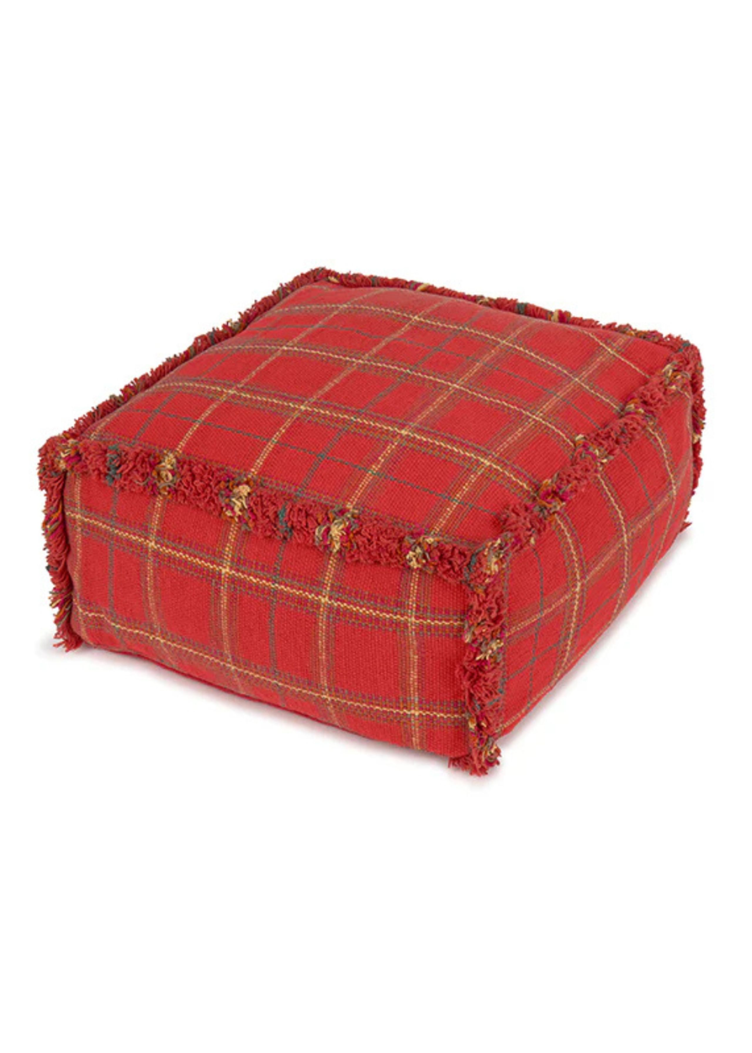Lorena Canals - Pouf pour enfants - Handloom Pouf - Mapple Red