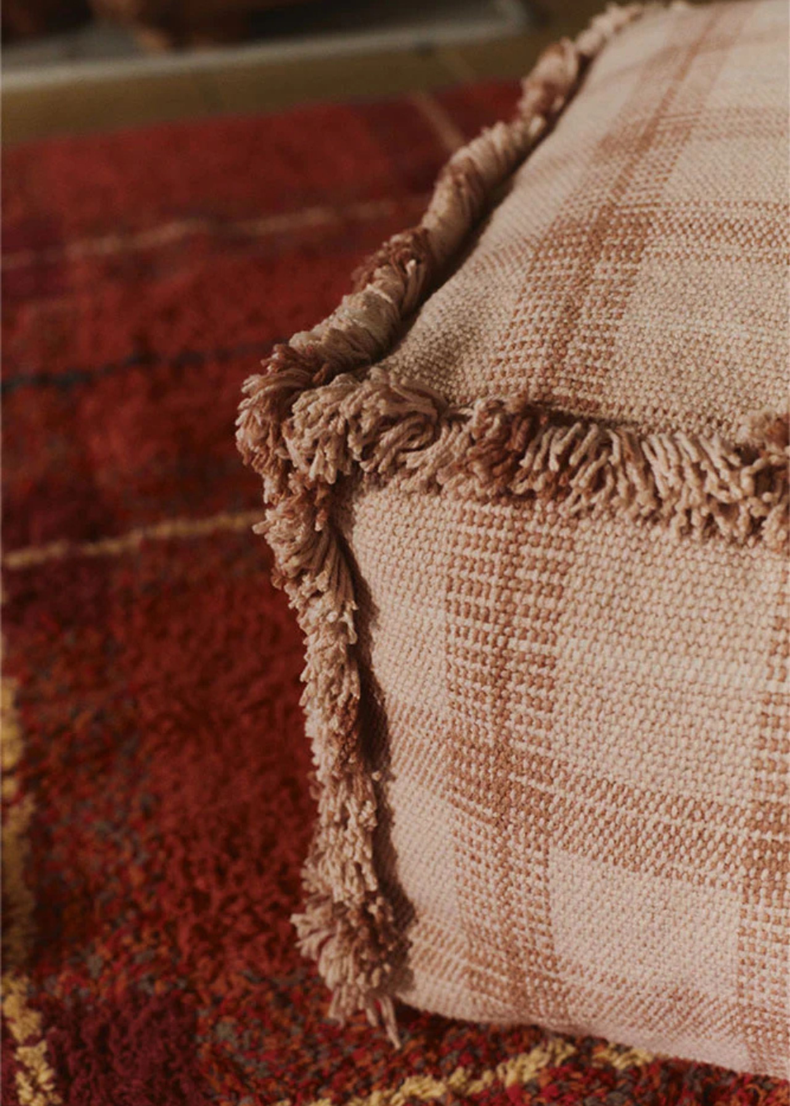 Lorena Canals - Pouf pour enfants - Handloom Pouf - Rose