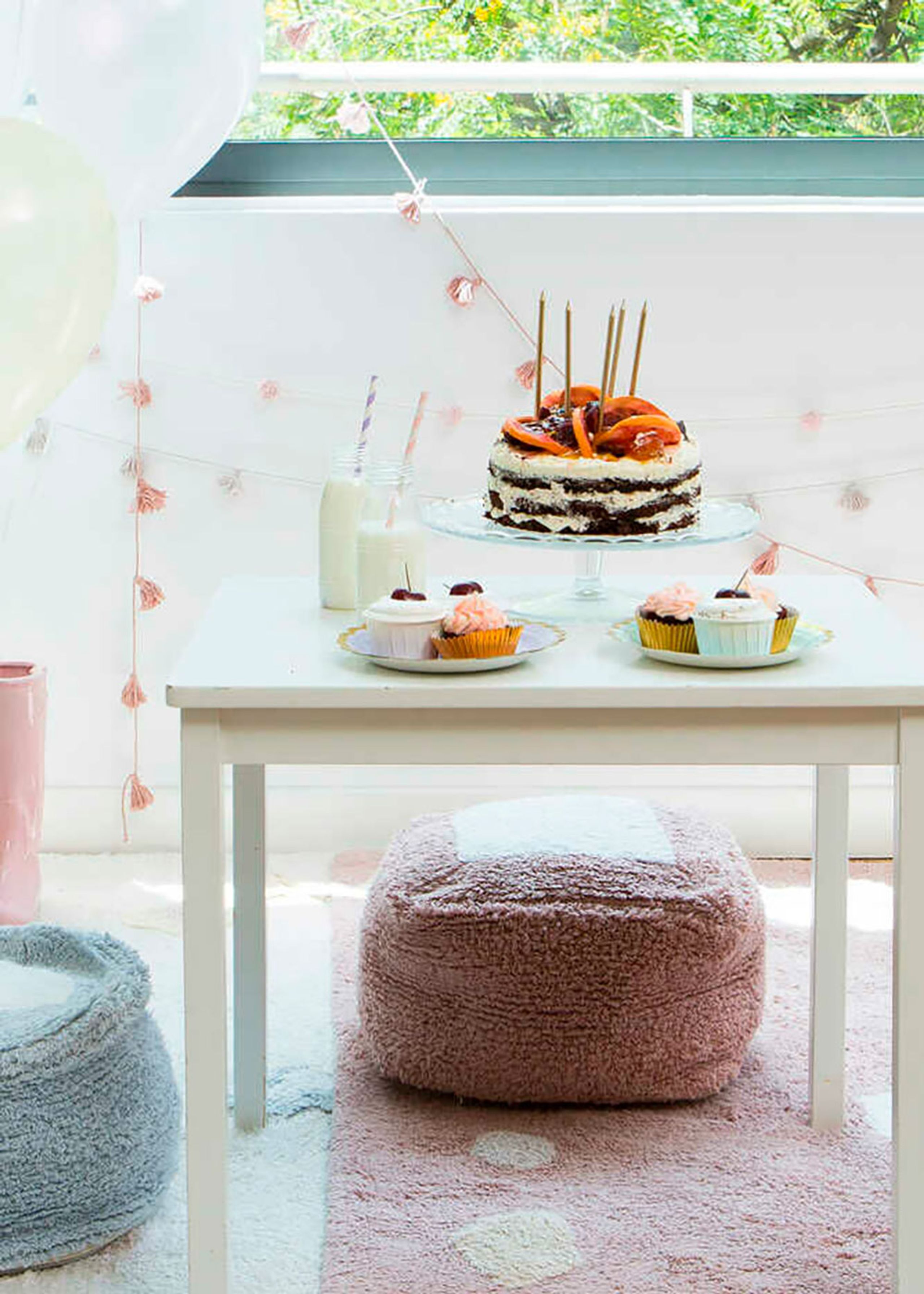 Lorena Canals - Børnepuf - Pouf Marshmallow - Vintage Nude