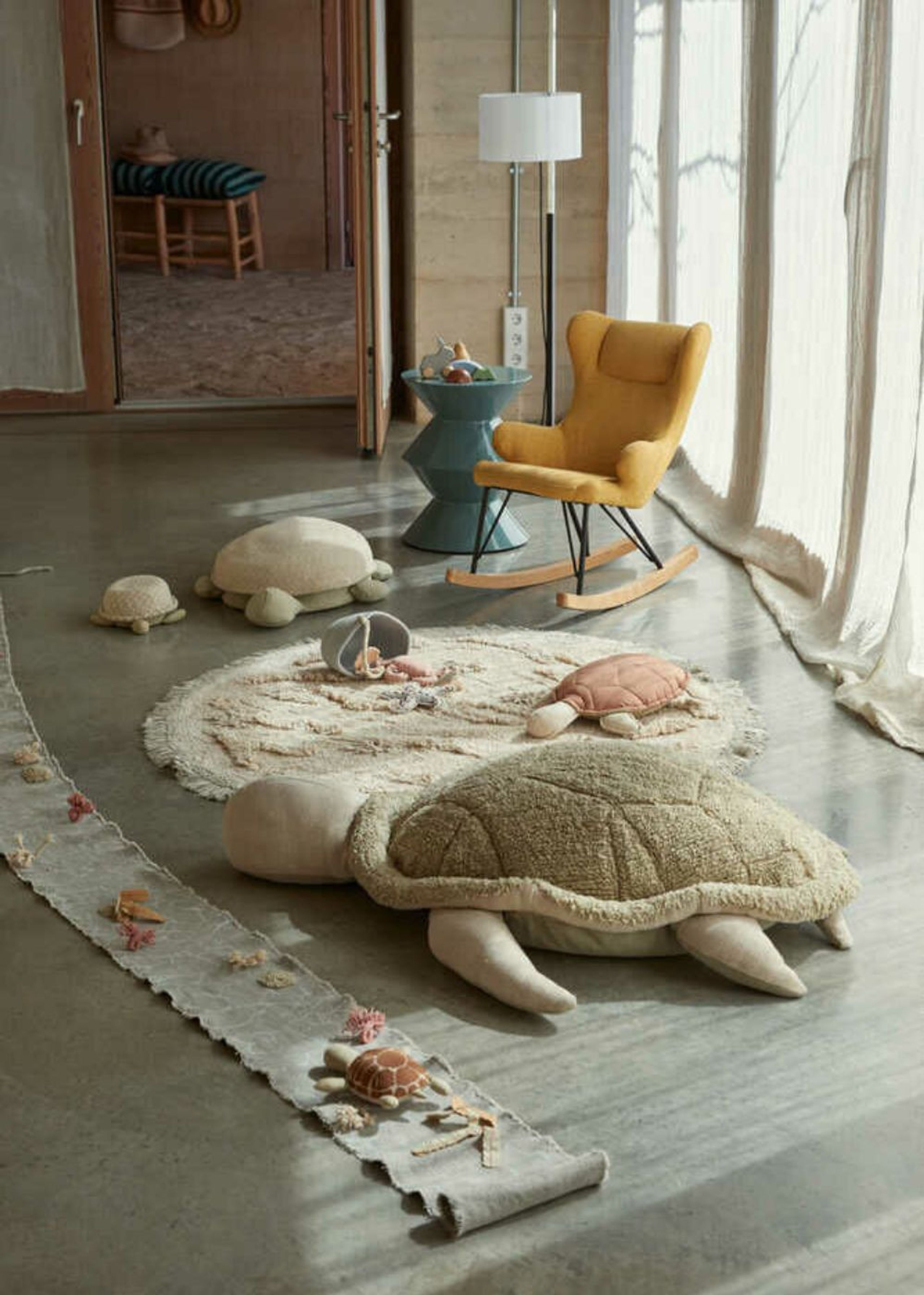 Lorena Canals - Children's Pouf - Pouf Mrs. Turtle - Turtle