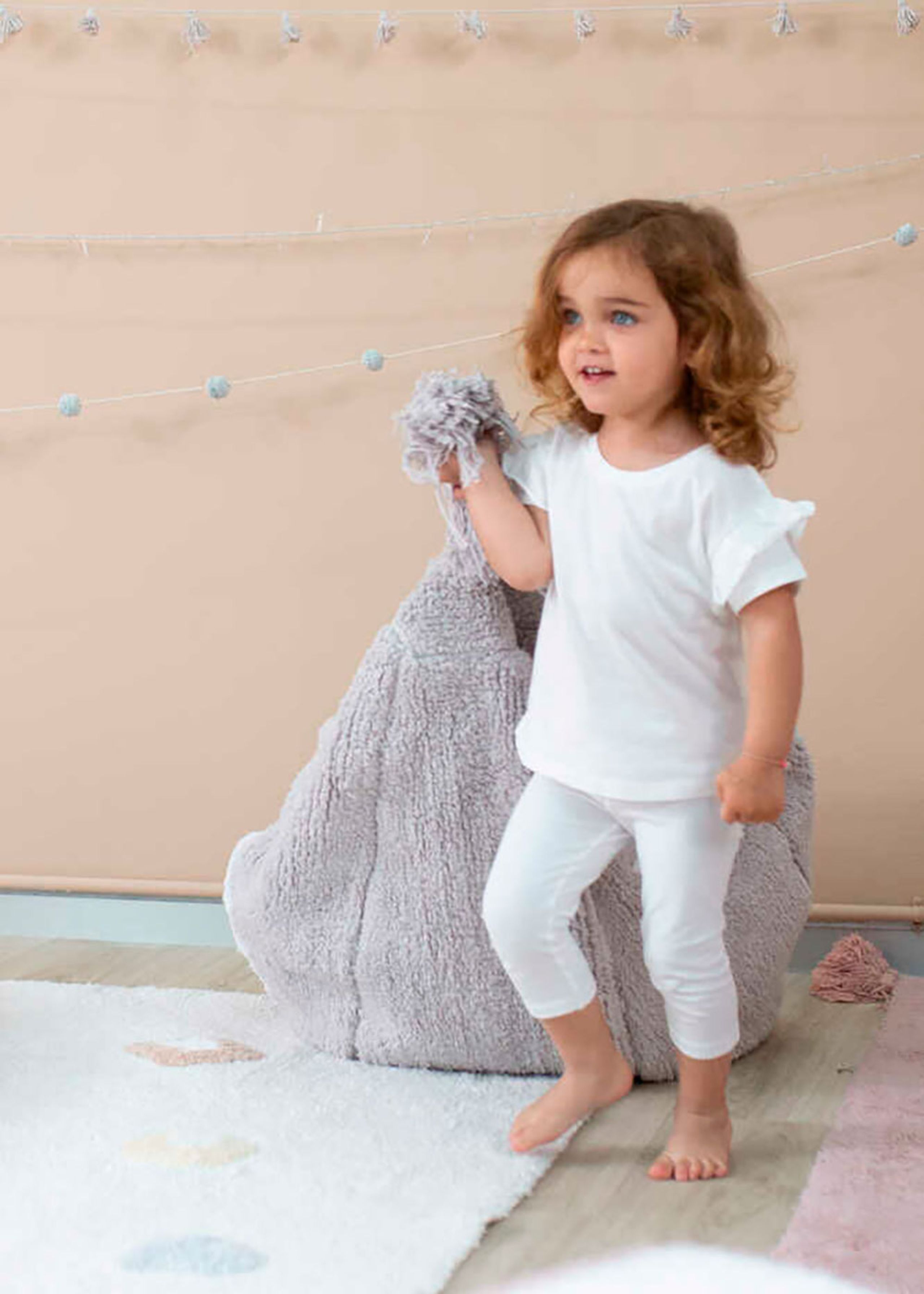 Lorena Canals - Hoge stoel - Pouf Siesta - Siesta