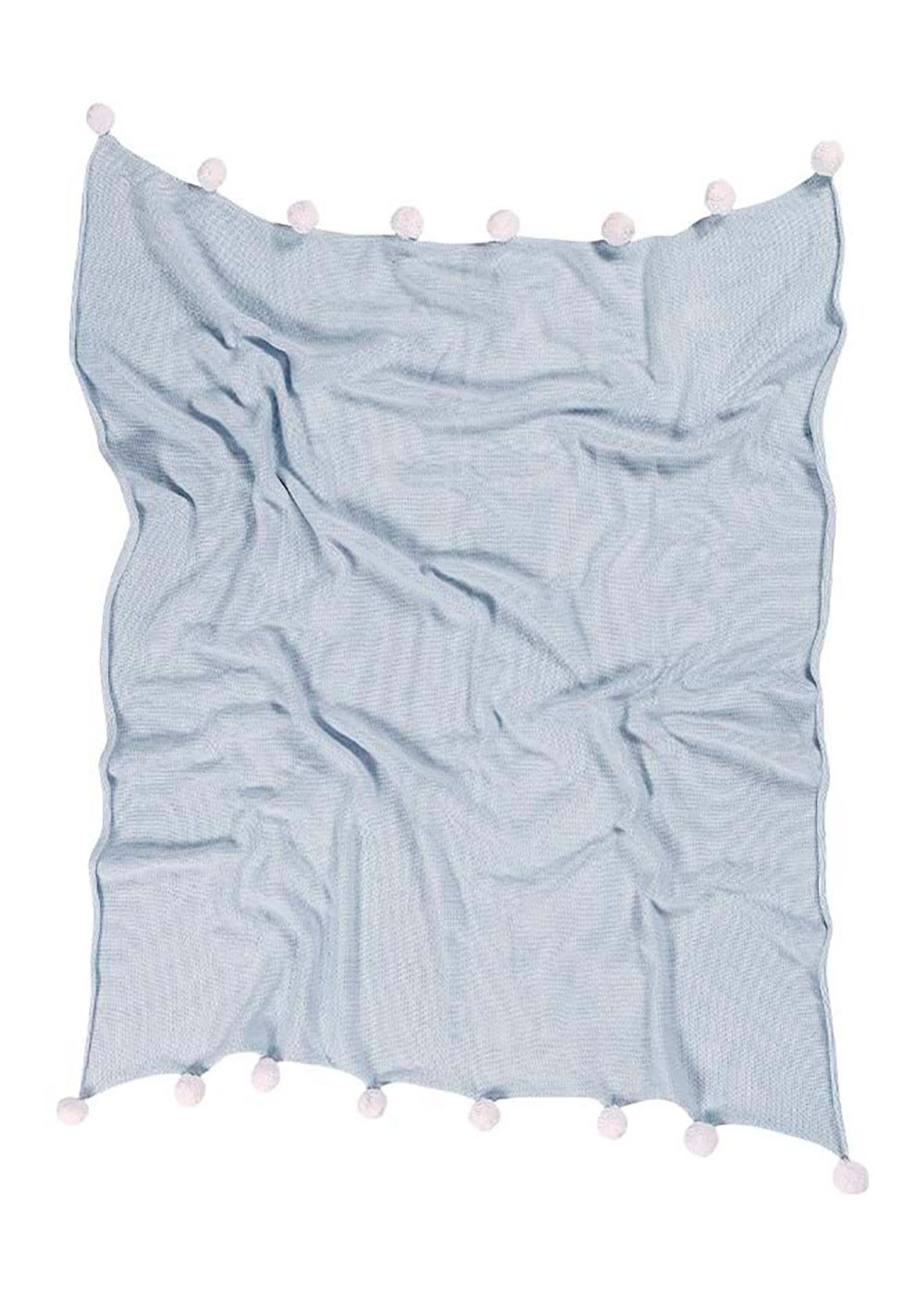 Lorena Canals - Children's blanket - Baby Blanket Bubbly - Soft Blue