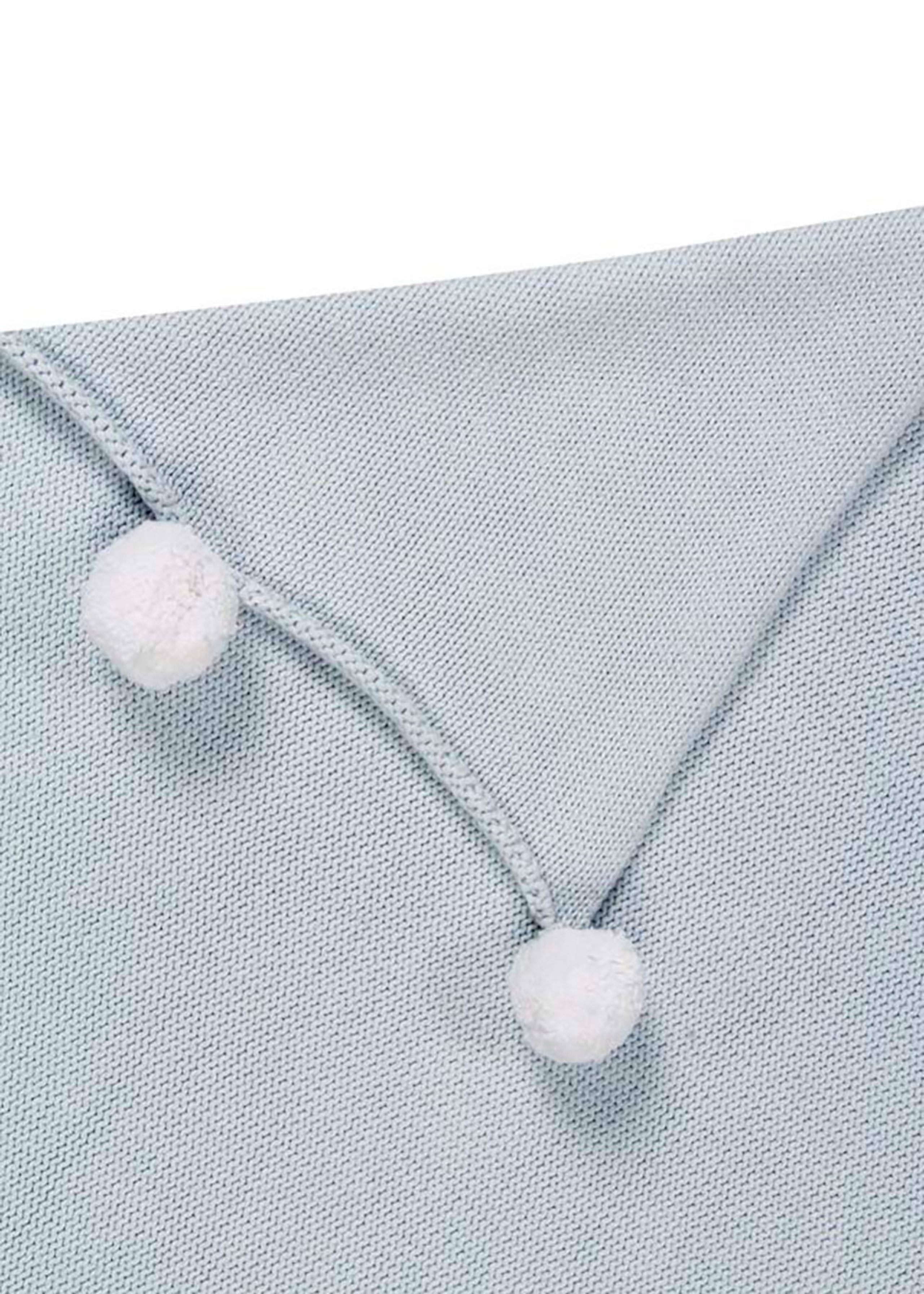 Lorena Canals - Children's blanket - Baby Blanket Bubbly - Soft Blue